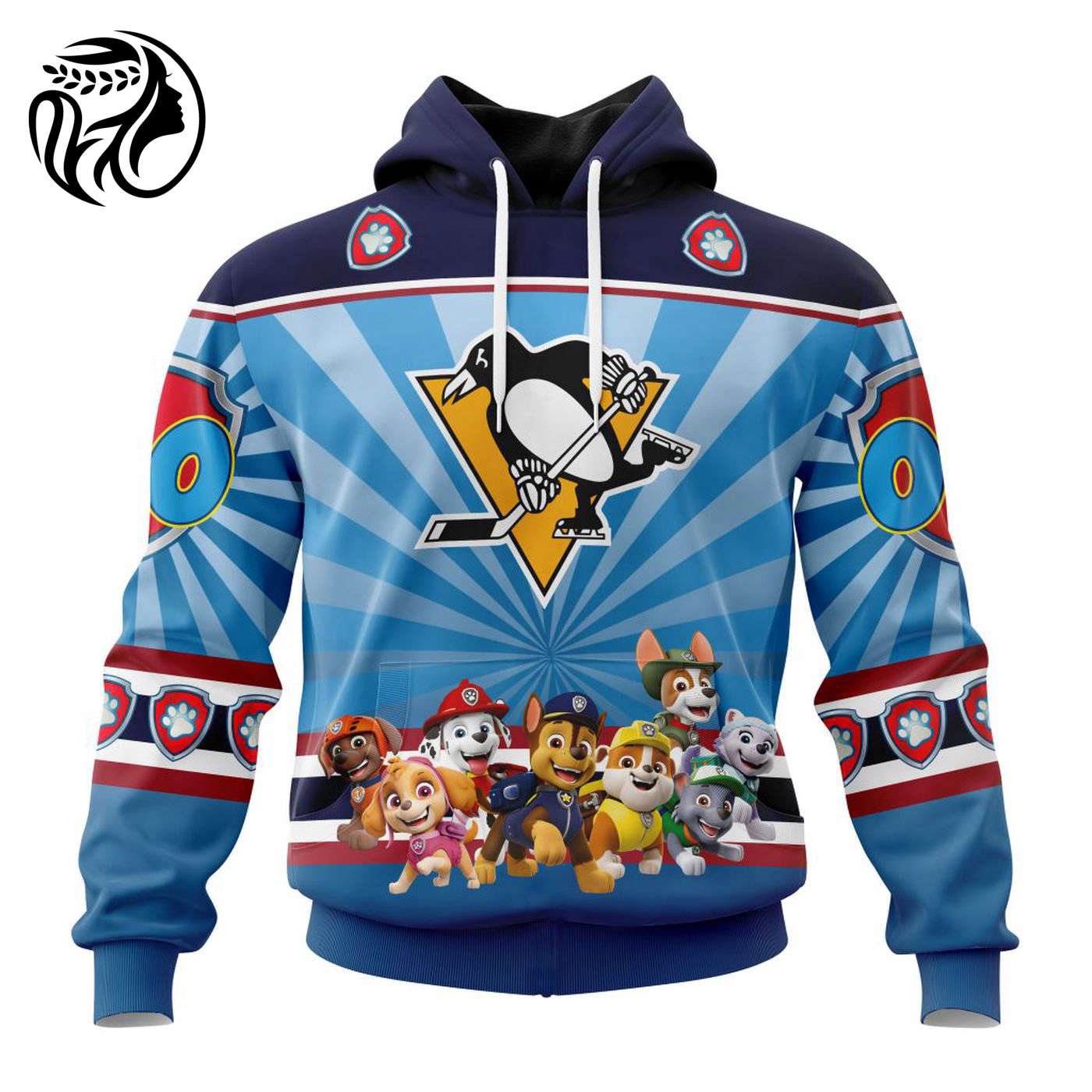 NHL Pittsburgh Penguins Special Paw Patrol Kits ST2201 3d Printed Hoodie 3d Printed Hoodie
