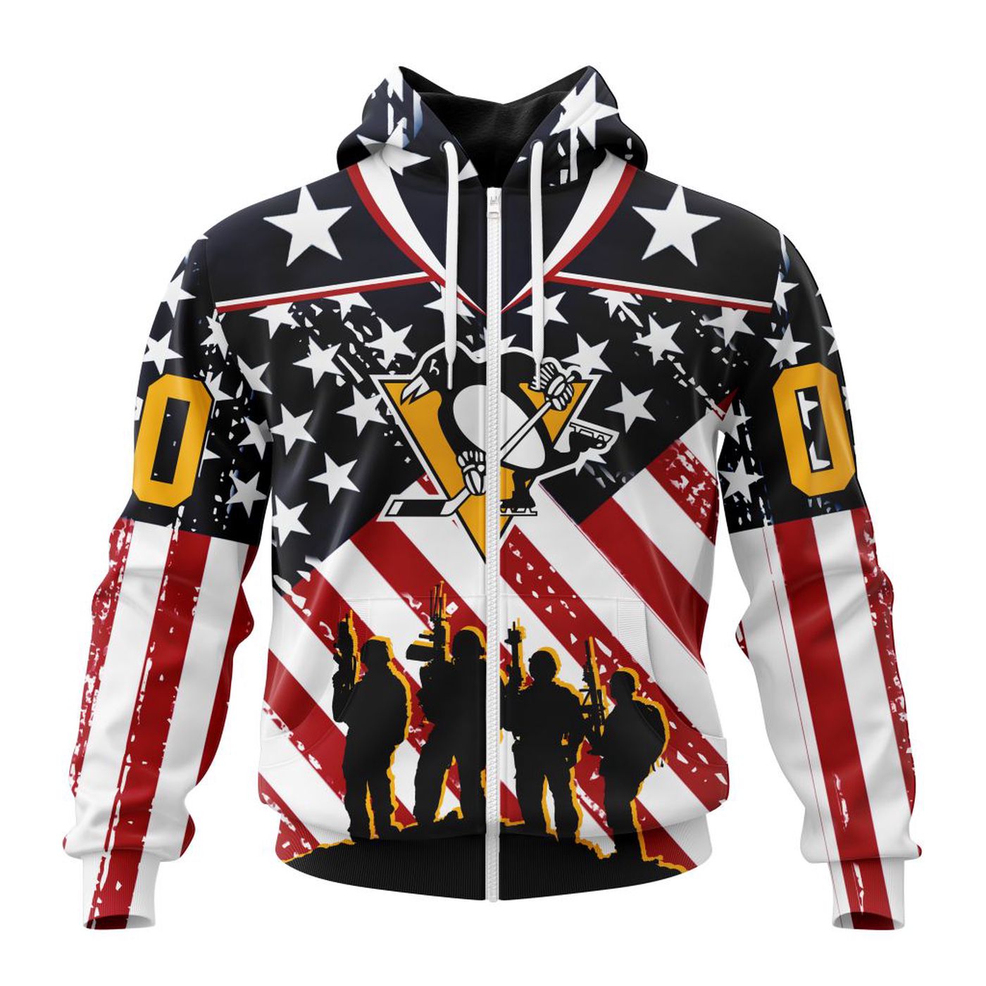 NHL Pittsburgh Penguins | Specialized Kits For Honor US’s Military 3d Printed Hoodie 3d Printed Hoodie