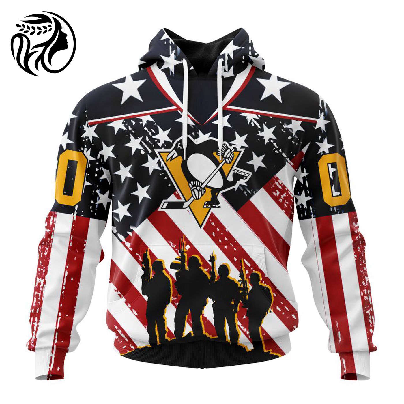 NHL Pittsburgh Penguins | Specialized Kits For Honor US’s Military 3d Printed Hoodie 3d Printed Hoodie
