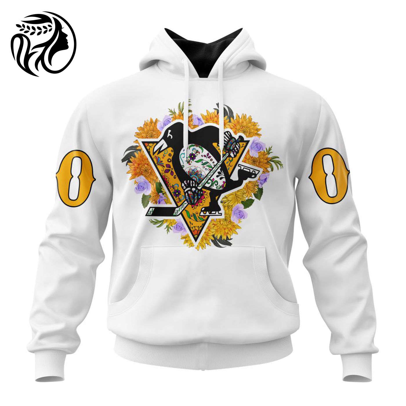 NHL Pittsburgh Penguins | Specialized Unisex Kits Dia De Muertos 3d Printed Hoodie 3d Printed Hoodie