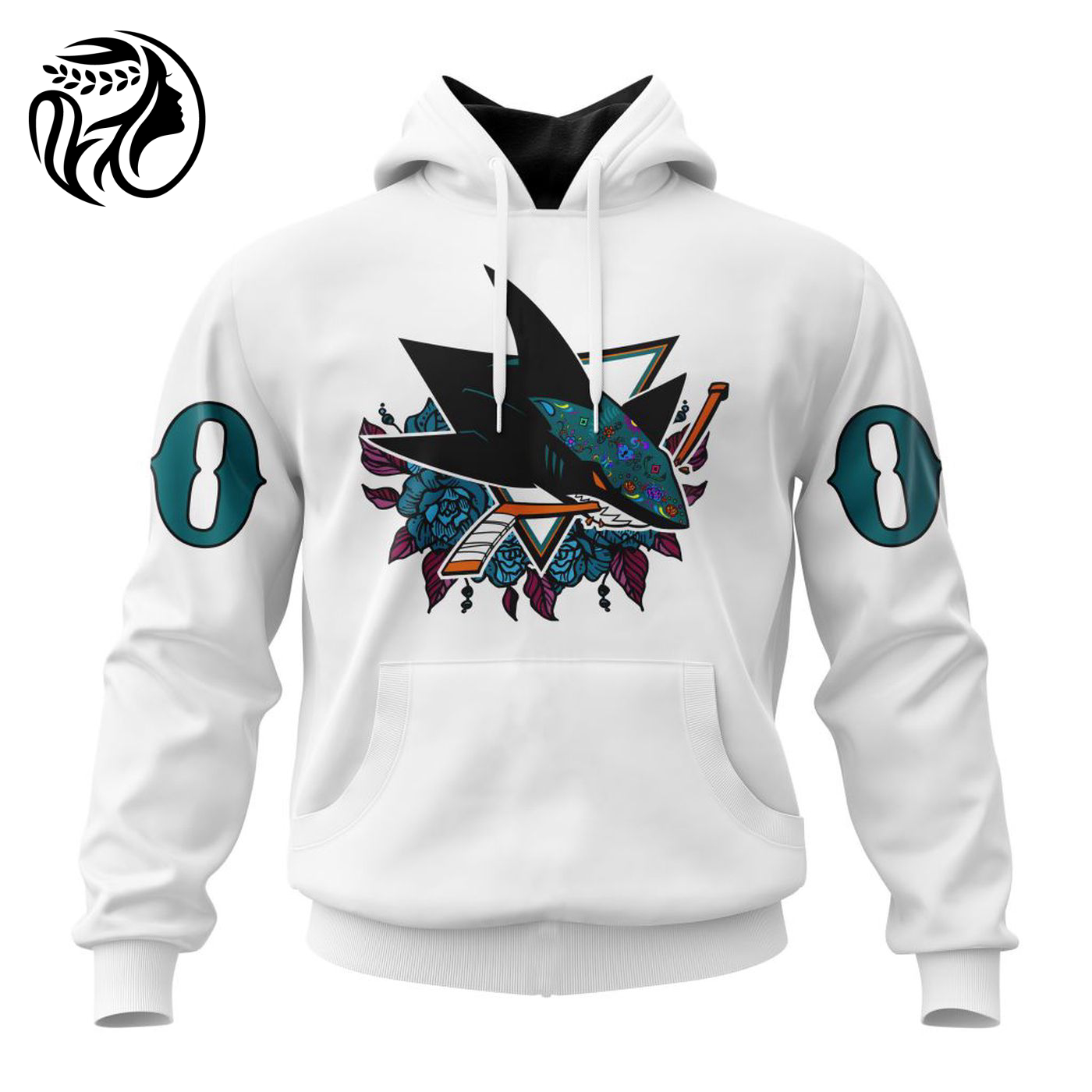 NHL San Jose Sharks | Specialized Unisex Kits Dia De Muertos 3d Printed Hoodie 3d Printed Hoodie