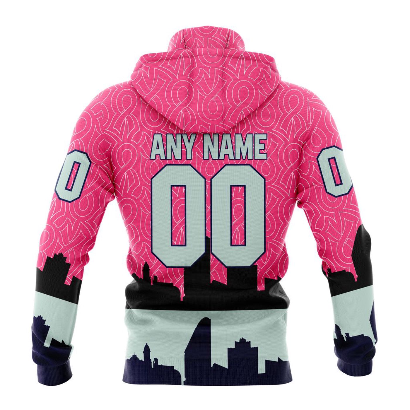 NHL San Jose Sharks | Specialized Unisex Kits Hockey Fights Against Cancer V0222 3d Printed Hoodie 3d Printed Hoodie