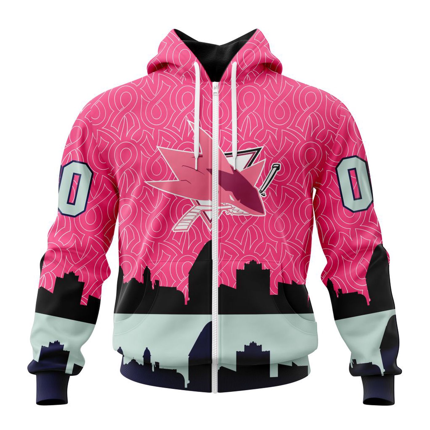 NHL San Jose Sharks | Specialized Unisex Kits Hockey Fights Against Cancer V0222 3d Printed Hoodie 3d Printed Hoodie NHL San Jose Sharks | Specialized Unisex Kits Hockey Fights Against Cancer V0222 3d Printed Hoodie 3d Printed Hoodie