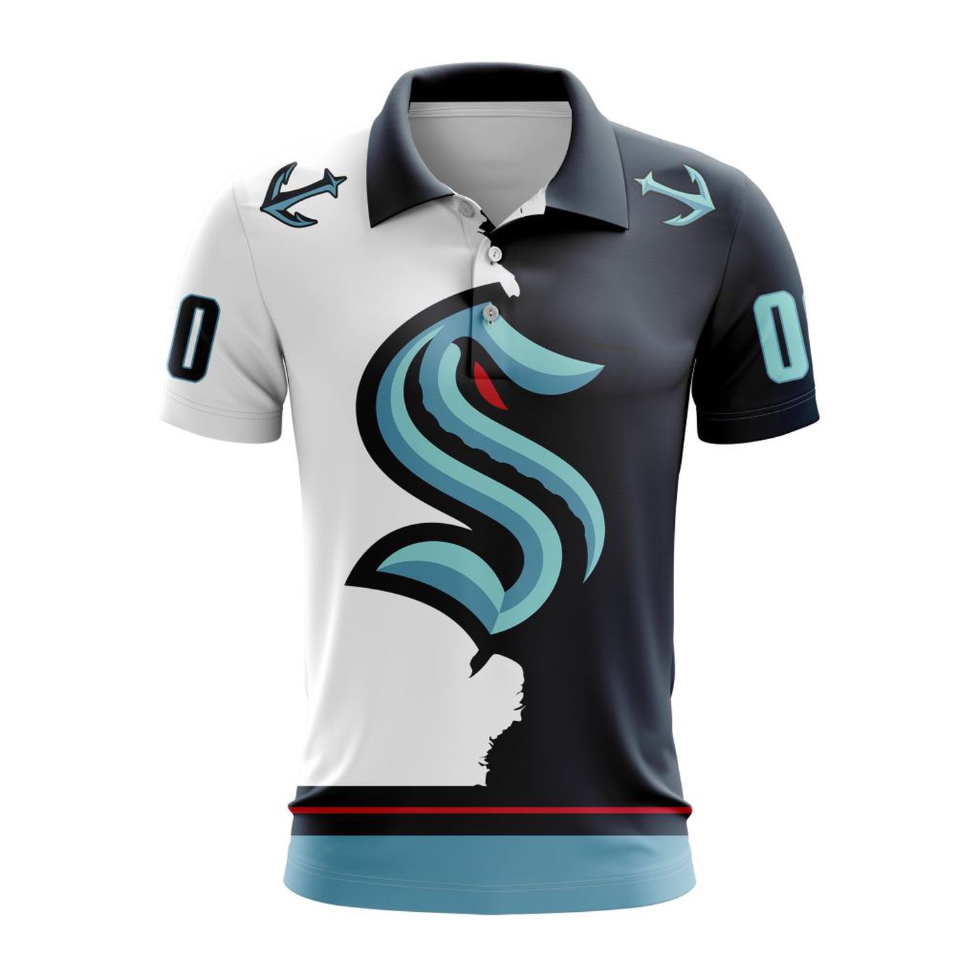 NHL Seattle Kraken Personalize 2023 Home Mix Away Kits 3d Printed Hoodie 3d Printed Hoodie