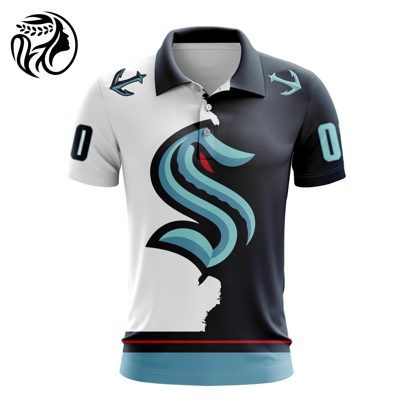 NHL Seattle Kraken Personalize 2023 Home Mix Away Kits 3d Printed Hoodie 3d Printed Hoodie