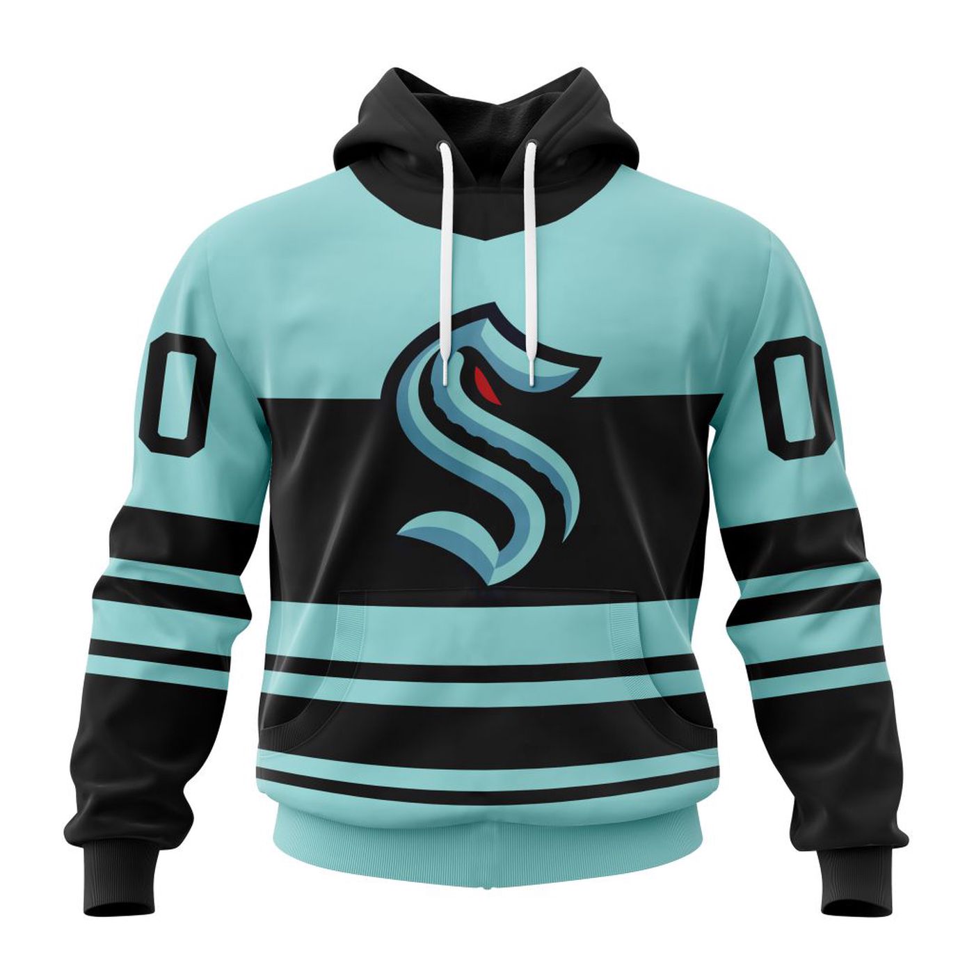 NHL Seattle Kraken Reverse Retro Kits 2022 3d Printed Hoodie 3d Printed Hoodie