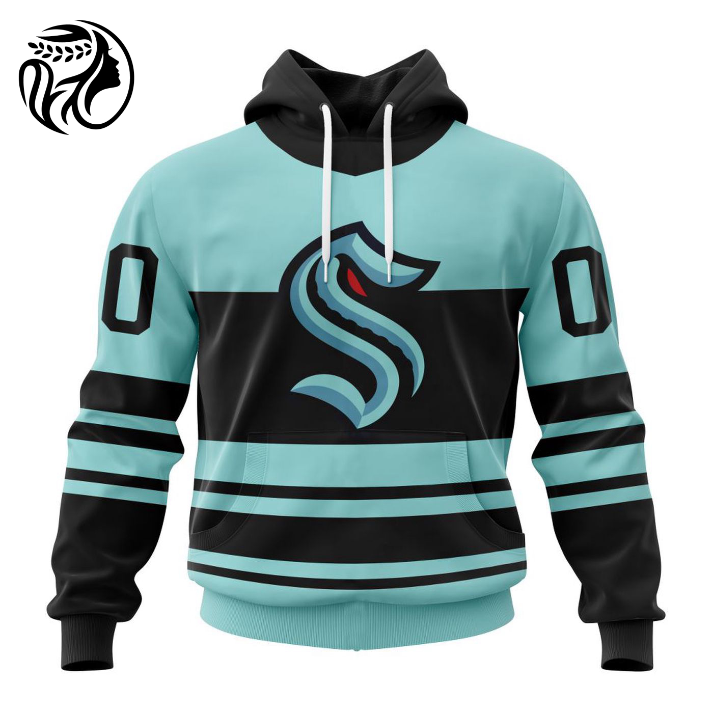 NHL Seattle Kraken Reverse Retro Kits 2022 3d Printed Hoodie 3d Printed Hoodie
