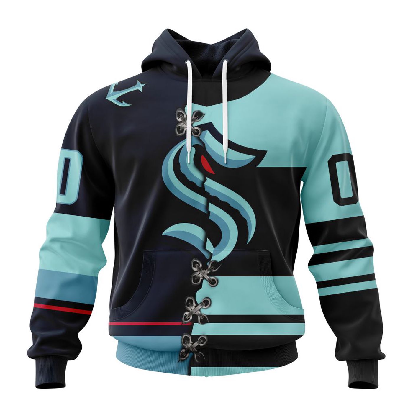 NHL Seattle Kraken Special Home Mix Reverse Retro Personalized Kits 3d Printed Hoodie 3d Printed Hoodie