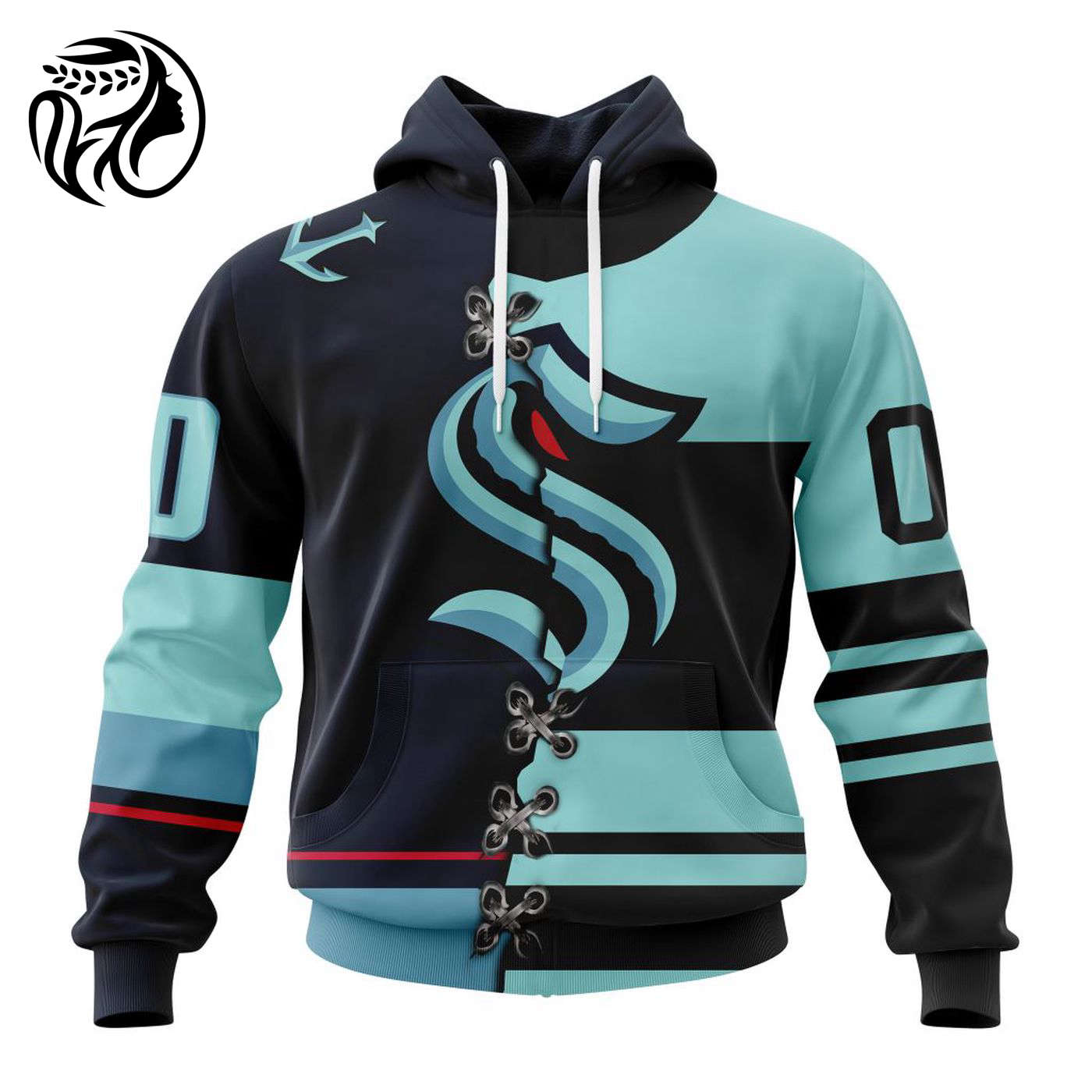 NHL Seattle Kraken Special Home Mix Reverse Retro Personalized Kits 3d Printed Hoodie 3d Printed Hoodie