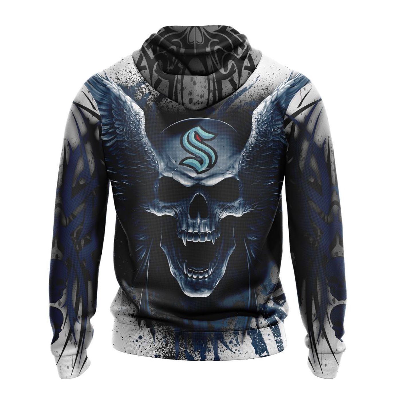 NHL Seattle Kraken Special Kits With Skull Art ST2202 3d Printed Hoodie 3d Printed Hoodie