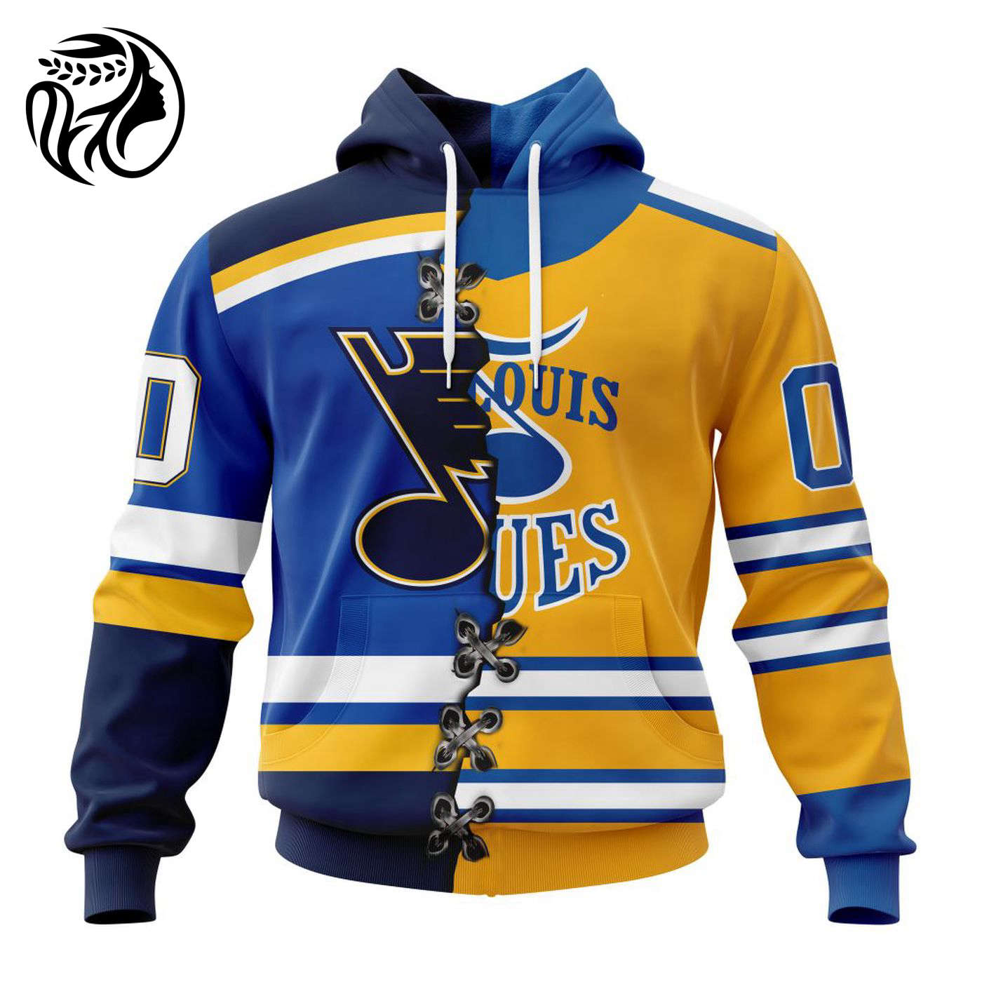 NHL St. Louis Blues Special Home Mix Reverse Retro Personalized Kits 3d Printed Hoodie 3d Printed Hoodie