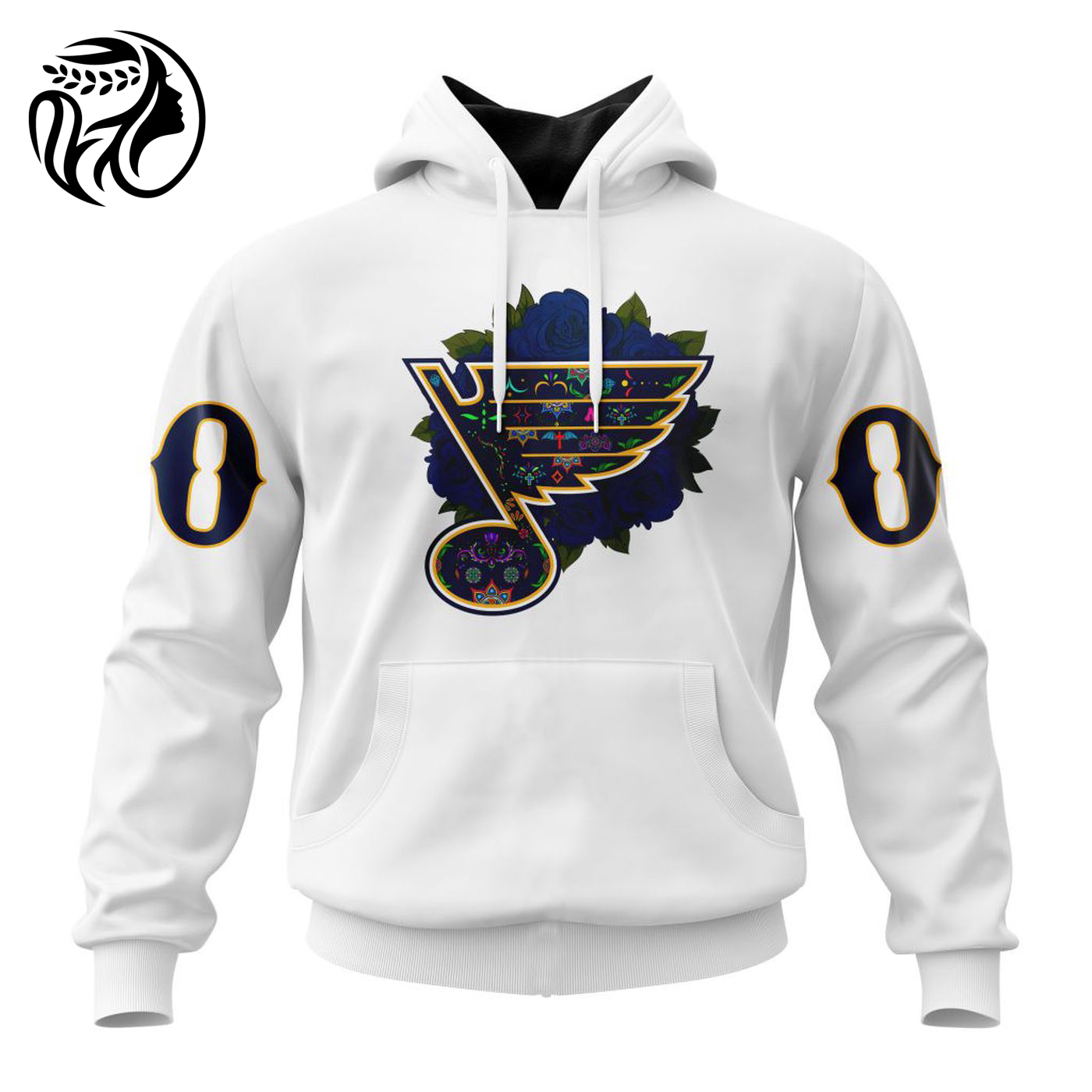 NHL St. Louis Blues | Specialized Unisex Kits Dia De Muertos 3d Printed Hoodie 3d Printed Hoodie