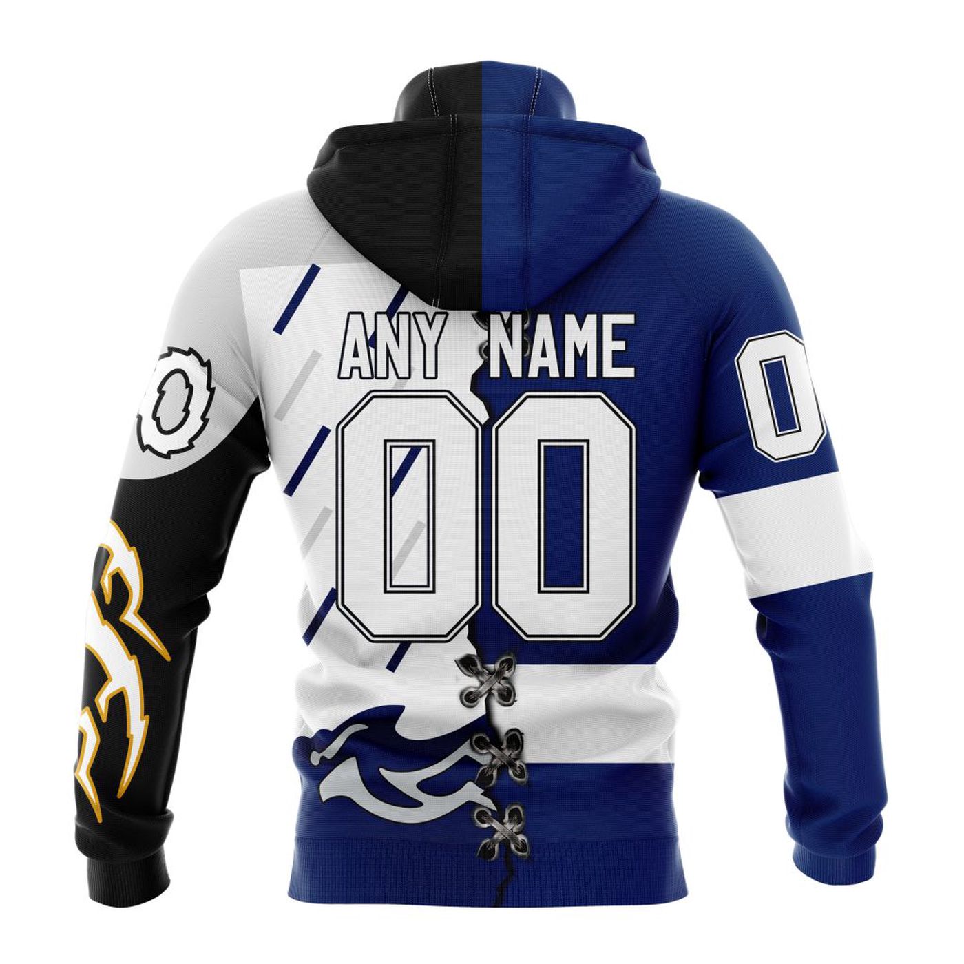 NHL Tampa Bay Lightning Special Home Mix Reverse Retro Personalized Kits 3d Printed Hoodie 3d Printed Hoodie