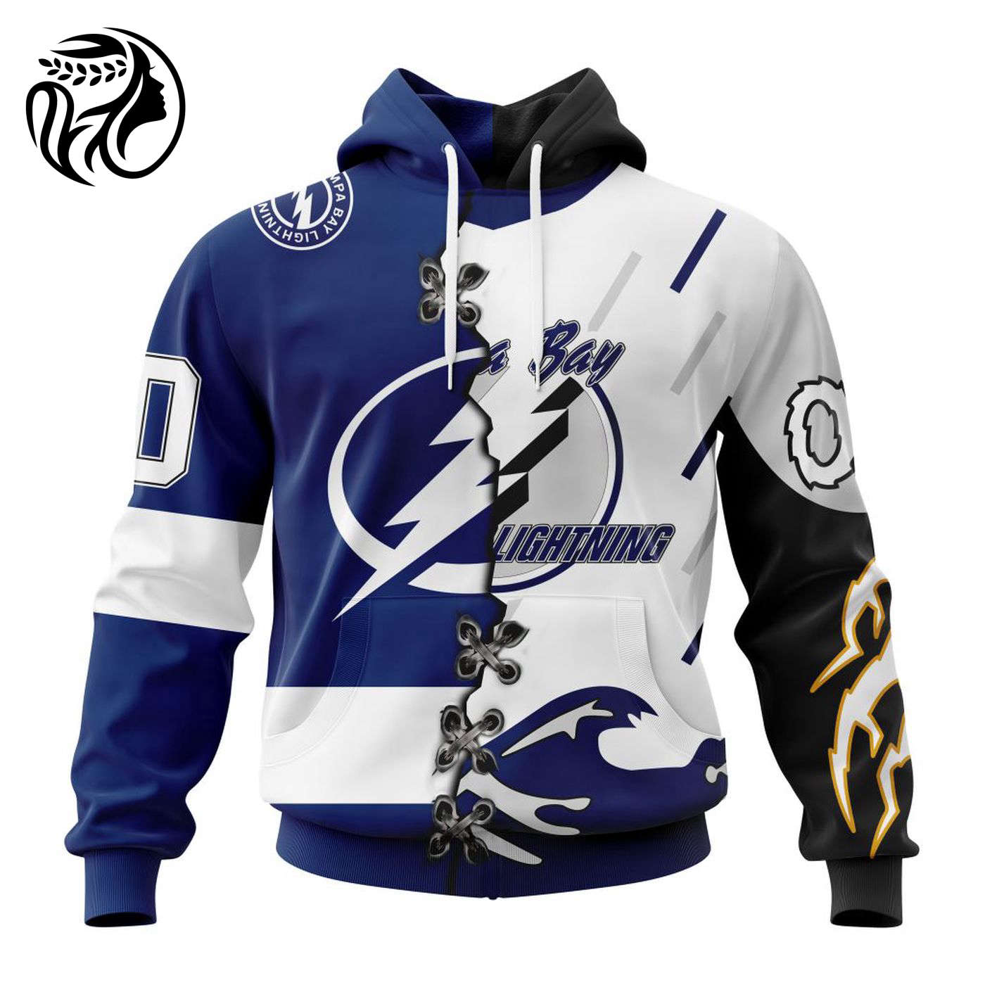 NHL Tampa Bay Lightning Special Home Mix Reverse Retro Personalized Kits 3d Printed Hoodie 3d Printed Hoodie