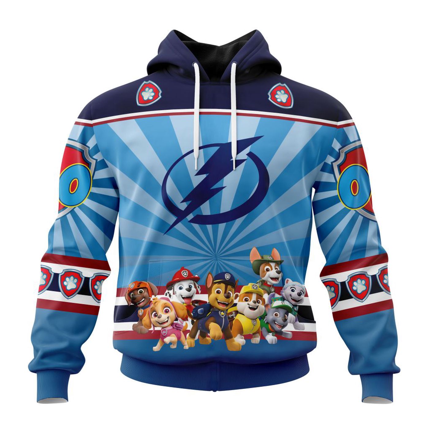 NHL Tampa Bay Lightning Special Paw Patrol Kits ST2201 3d Printed Hoodie 3d Printed Hoodie