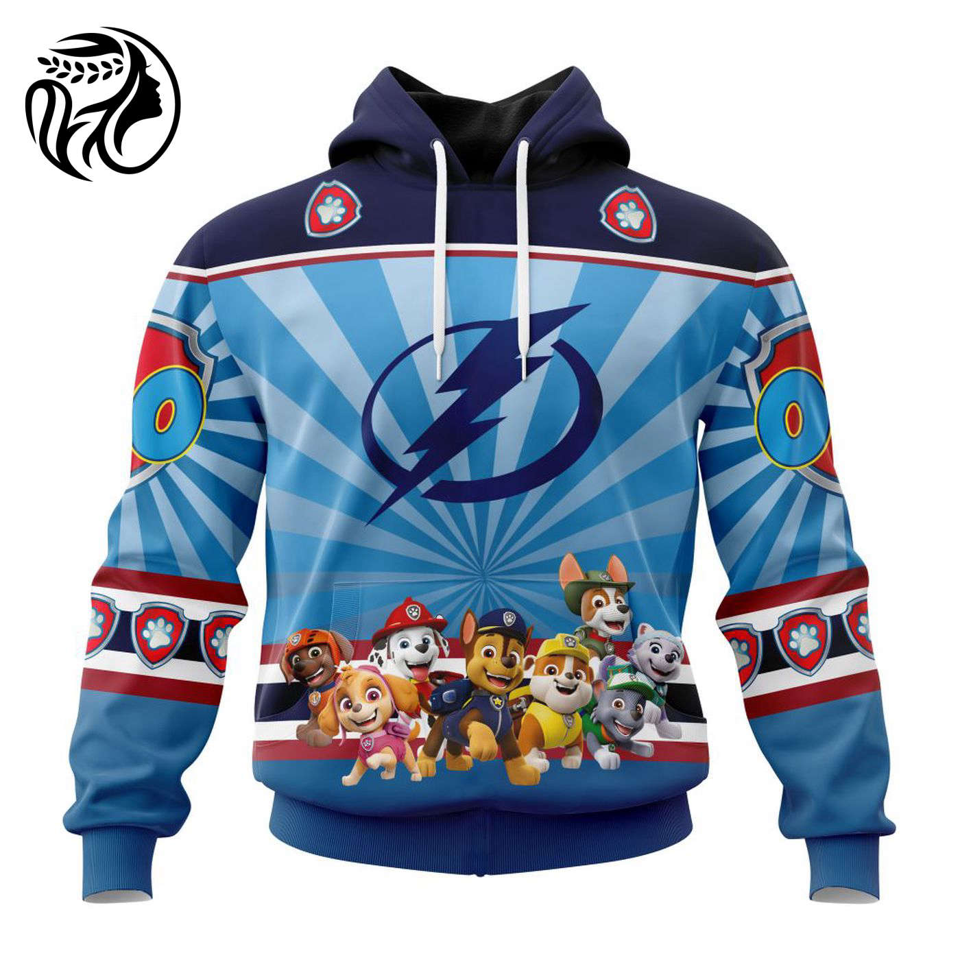 NHL Tampa Bay Lightning Special Paw Patrol Kits ST2201 3d Printed Hoodie 3d Printed Hoodie