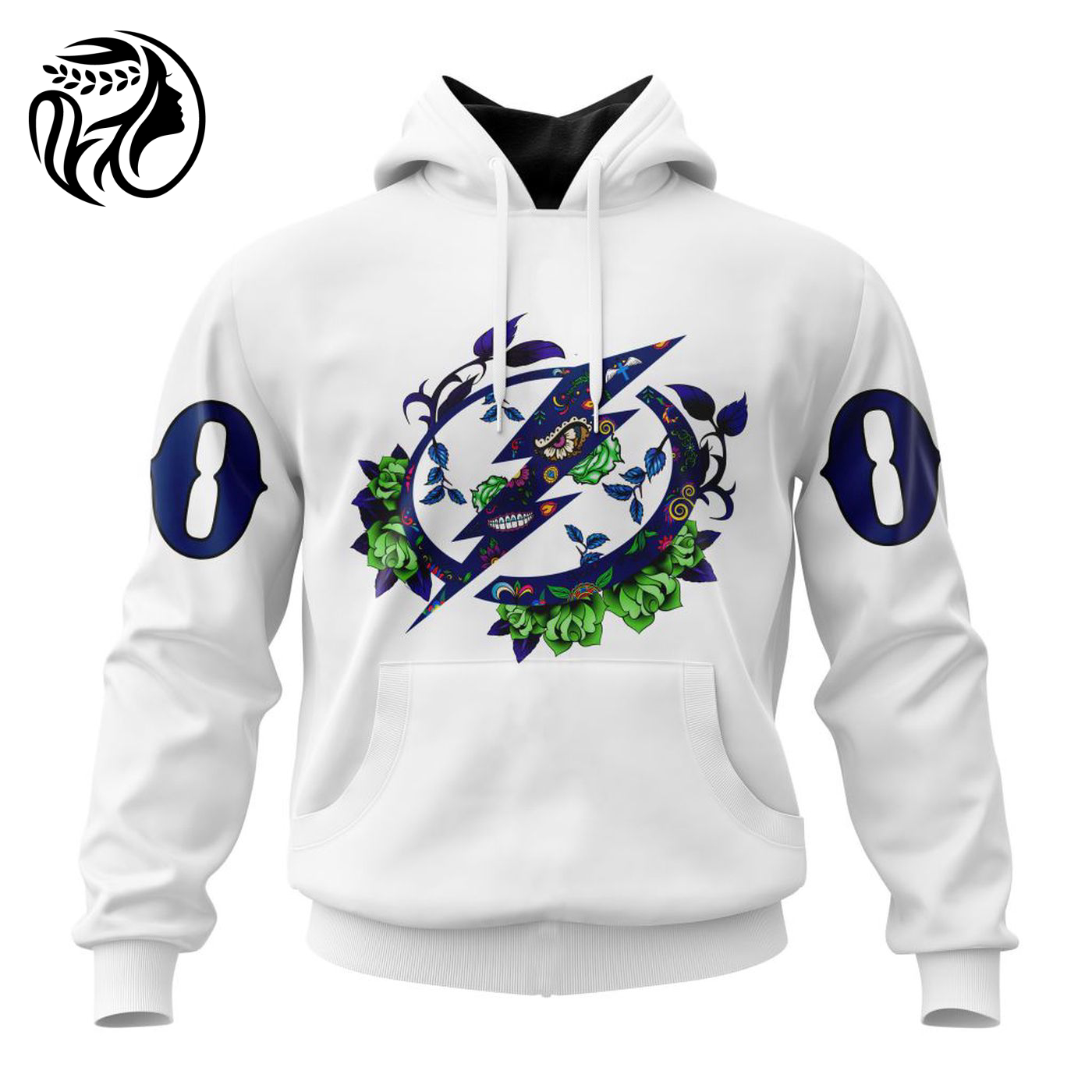 NHL Tampa Bay Lightning | Specialized Unisex Kits Dia De Muertos 3d Printed Hoodie 3d Printed Hoodie