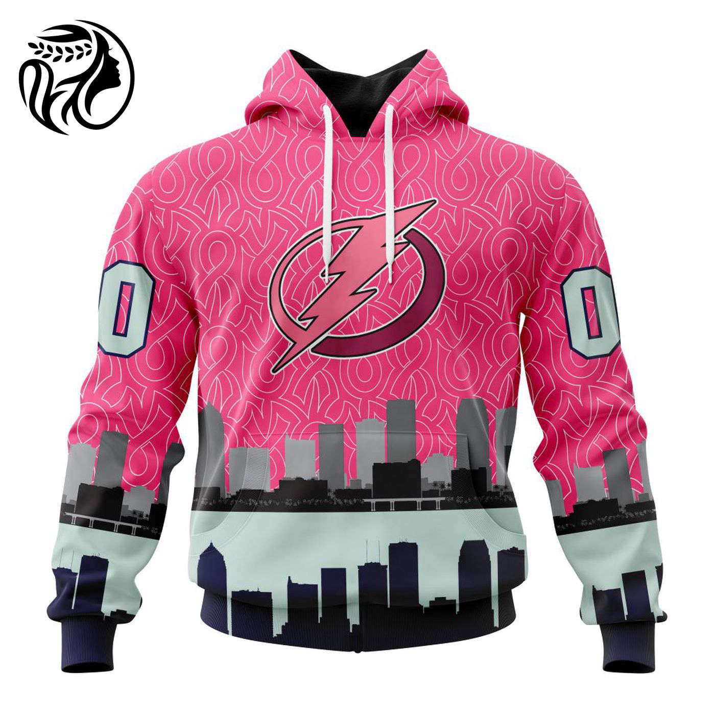 NHL Tampa Bay Lightning | Specialized Unisex Kits Hockey Fights Against Cancer V0222 3d Printed Hoodie 3d Printed Hoodie