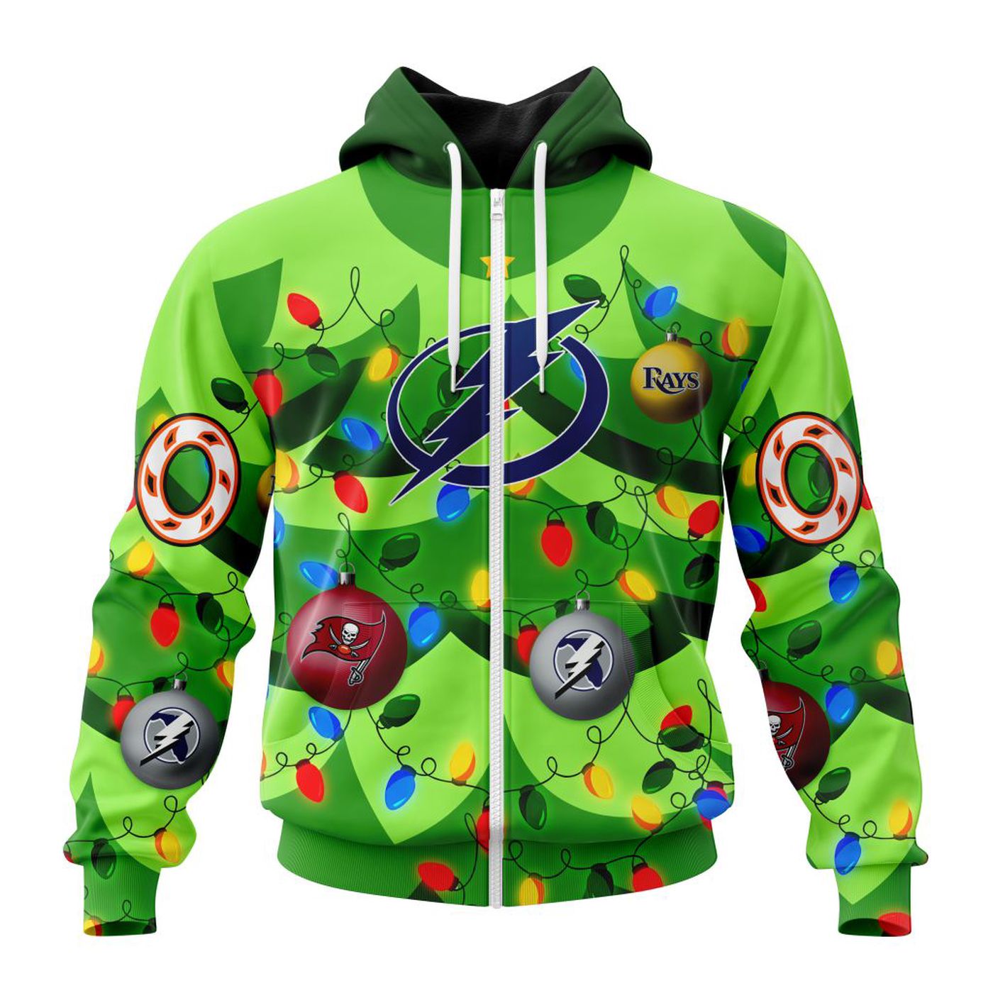NHL Tampa Bay Lightning | Specialized Unisex Kits With Unisex Kits With Christmass Tree Color And City’s Sport Teams 3d Printed Hoodie 3d Printed Hoodie