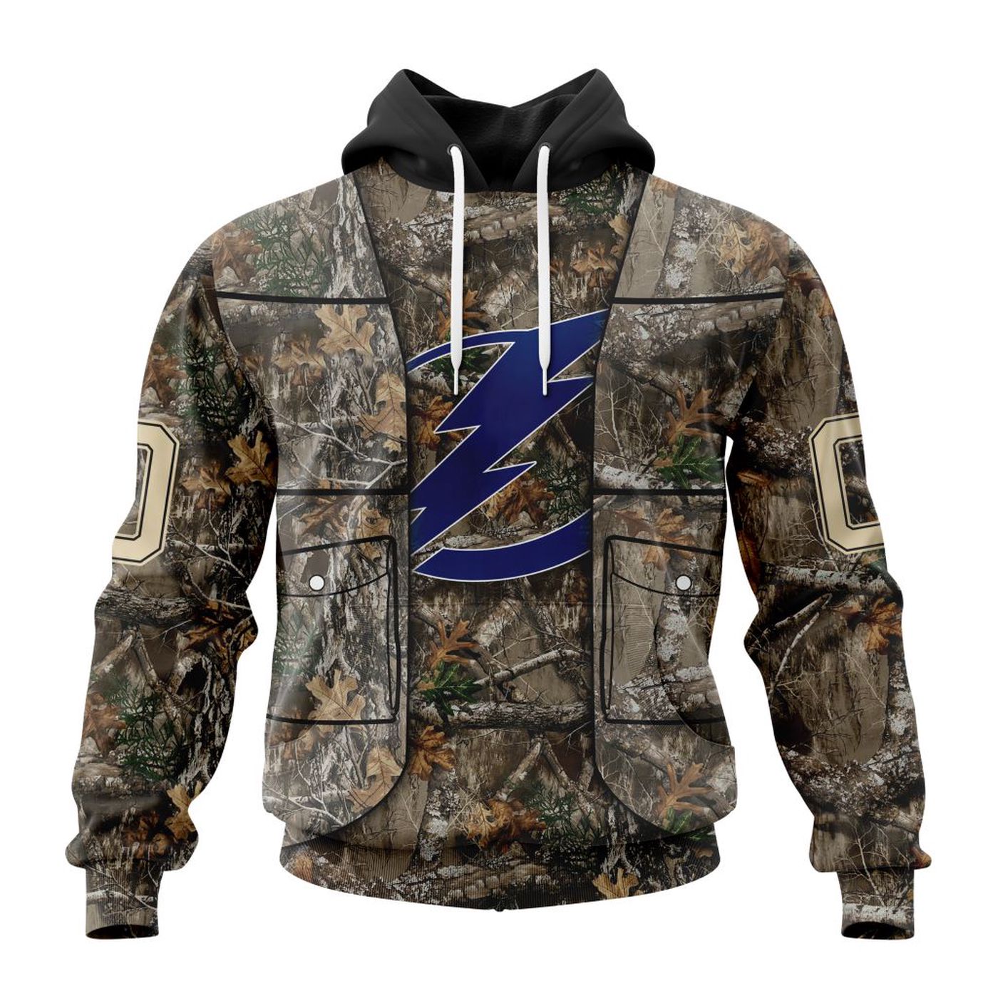 NHL Tampa Bay Lightning | Specialized Unisex Vest Kits With Realtree Camo 3d Printed Hoodie 3d Printed Hoodie