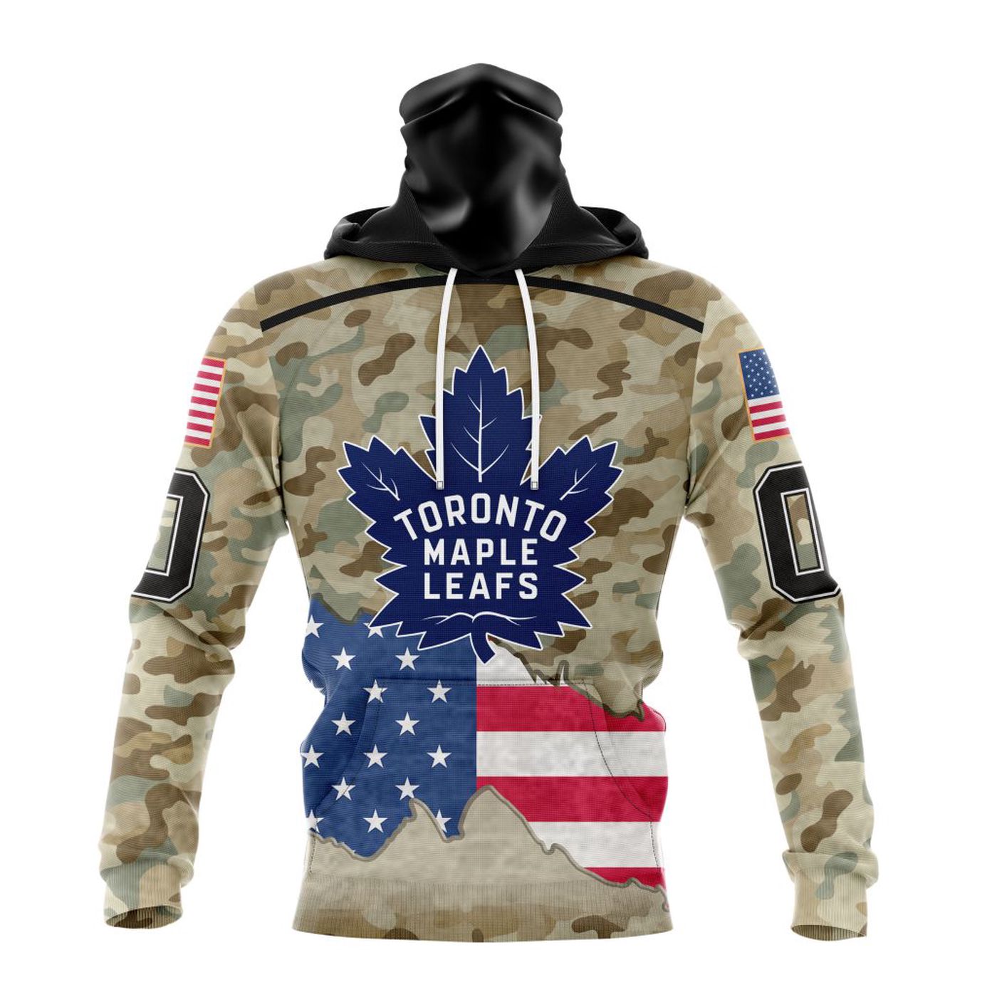 NHL Toronto Maple Leafs | Specialized Kits For United State With Camo Color 3d Printed Hoodie 3d Printed Hoodie