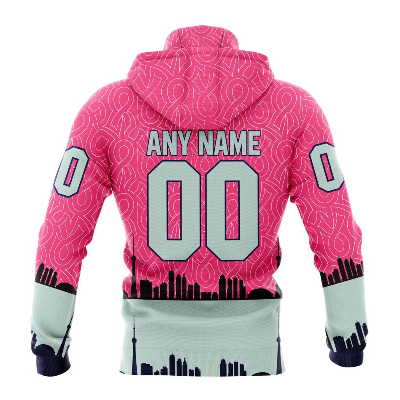 NHL Toronto Maple Leafs | Specialized Unisex Kits Hockey Fights Against Cancer V0222 3d Printed Hoodie 3d Printed Hoodie