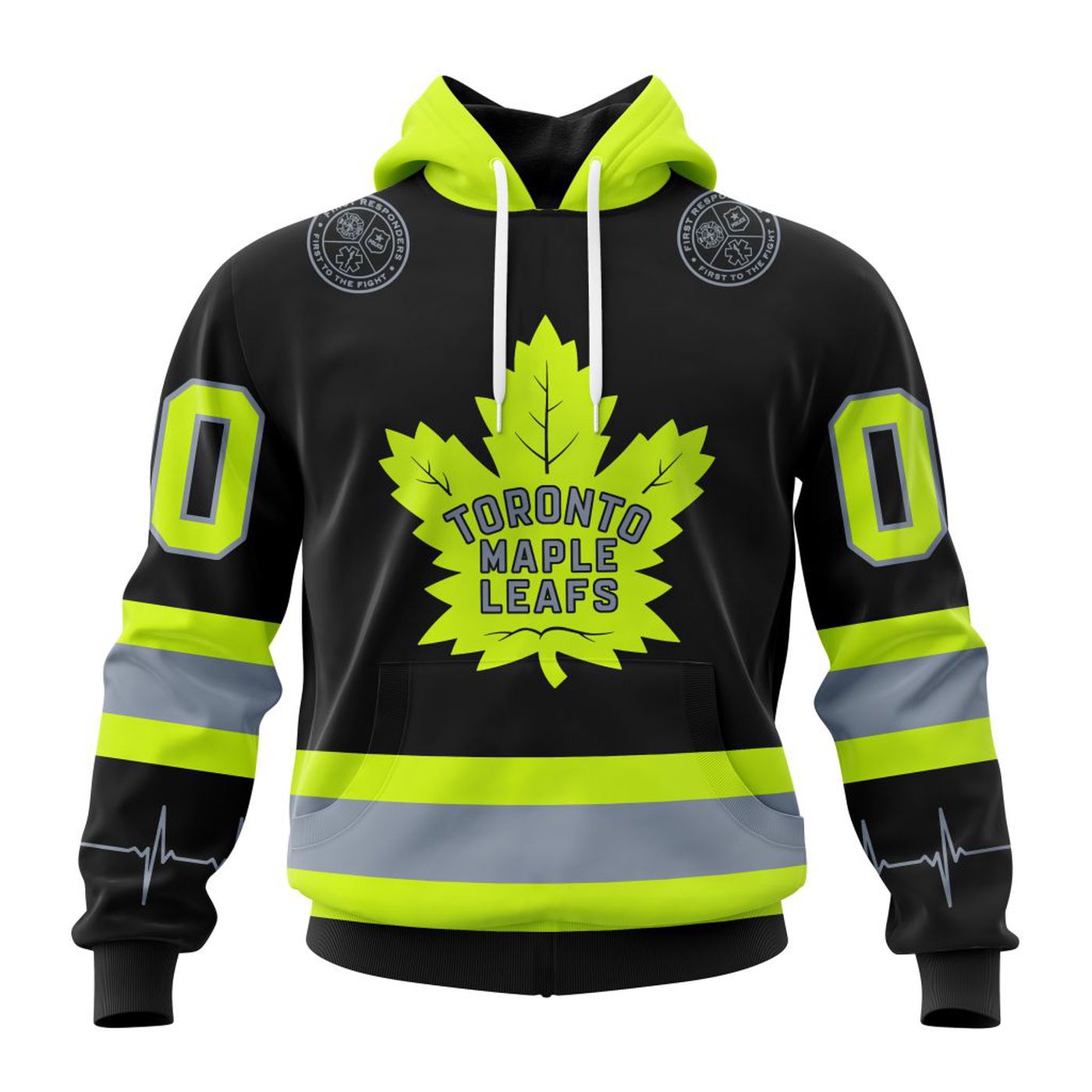NHL Toronto Maple Leafs | Specialized Unisex Kits With FireFighter Uniforms Color 3d Printed Hoodie 3d Printed Hoodie
