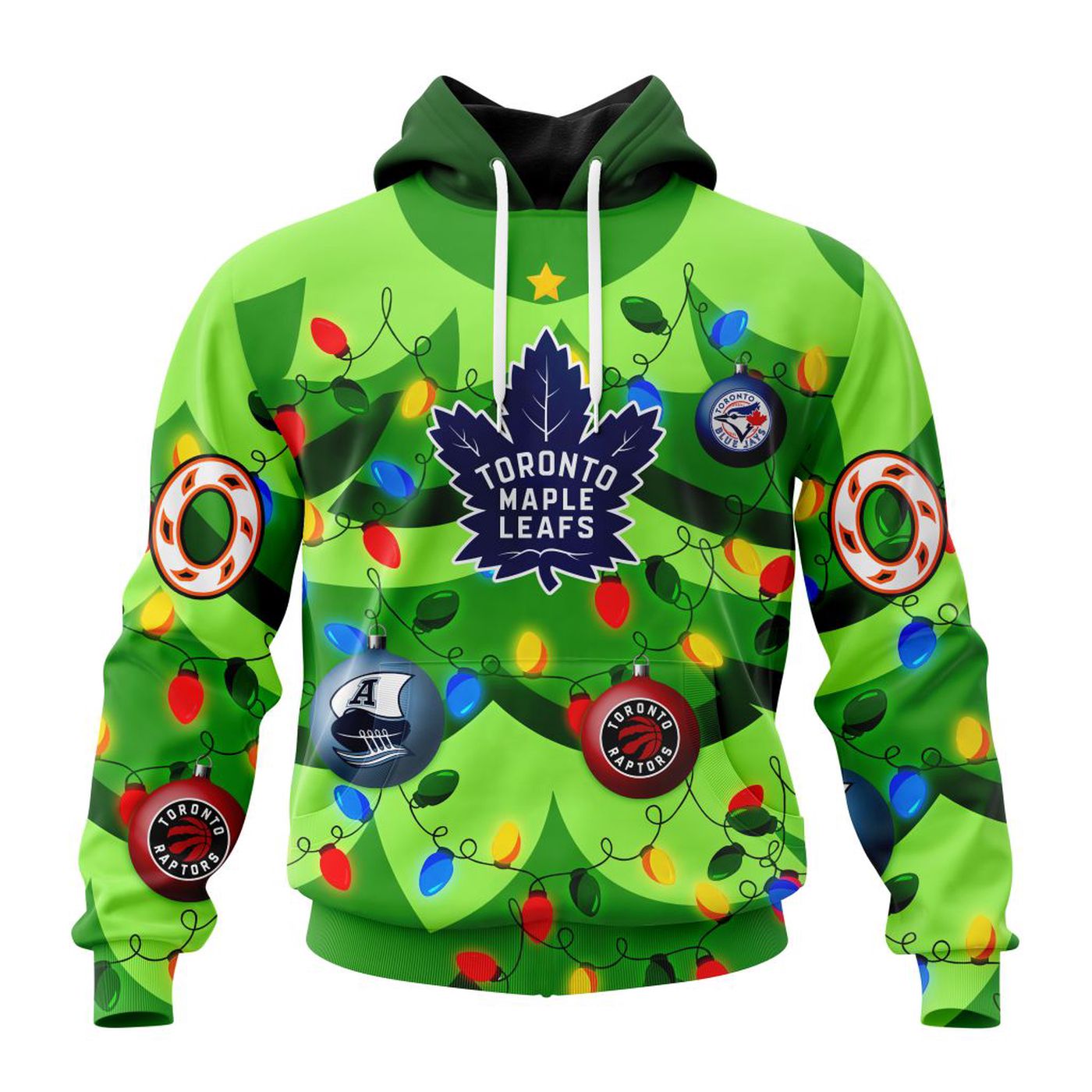 NHL Toronto Maple Leafs | Specialized Unisex Kits With Unisex Kits With Christmass Tree Color And City’s Sport Teams 3d Printed Hoodie 3d Printed Hoodie