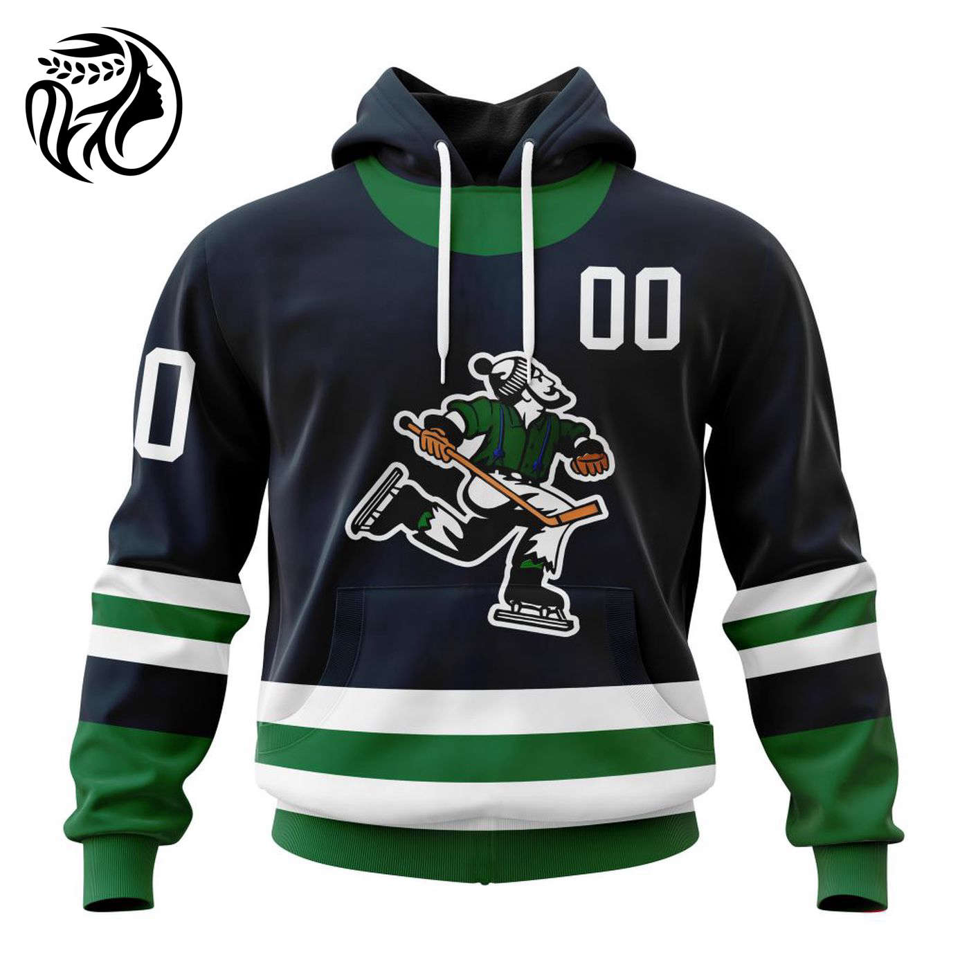 NHL Vancouver Canucks Reverse Retro Kits 2022 3d Printed Hoodie 3d Printed Hoodie