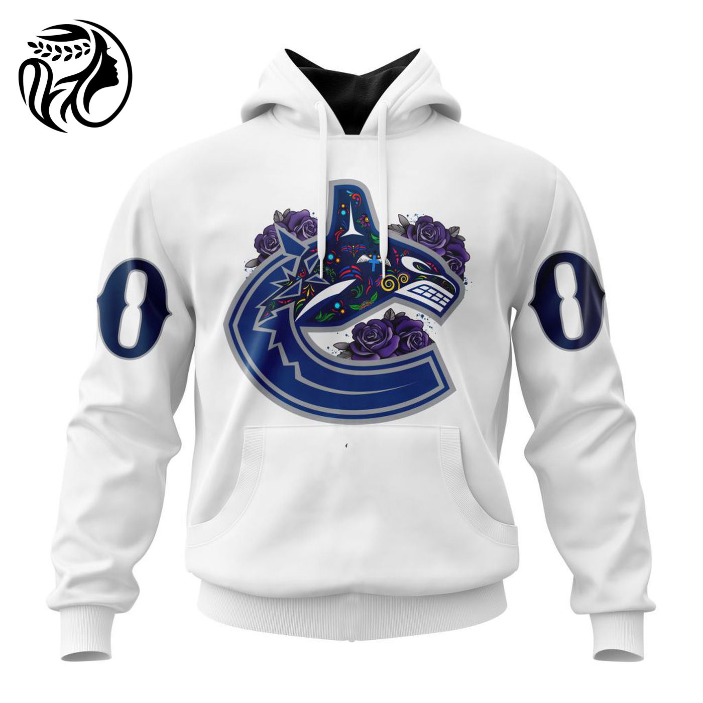 NHL Vancouver Canucks | Specialized Unisex Kits Dia De Muertos 3d Printed Hoodie 3d Printed Hoodie