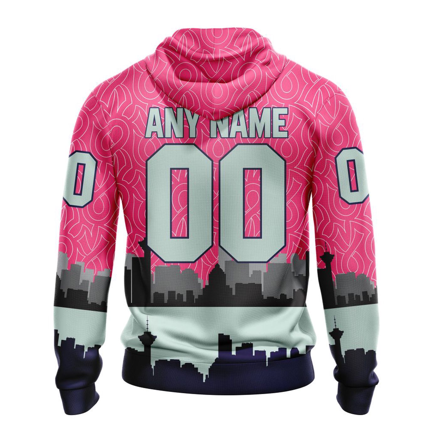 NHL Vancouver Canucks | Specialized Unisex Kits Hockey Fights Against Cancer V0222 3d Printed Hoodie 3d Printed Hoodie