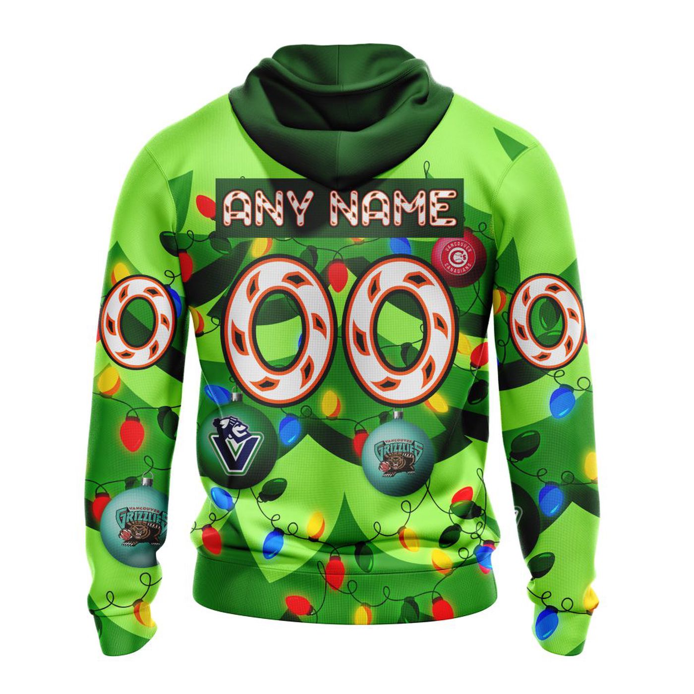 NHL Vancouver Canucks | Specialized Unisex Kits With Unisex Kits With Christmass Tree Color And City’s Sport Teams 3d Printed Hoodie 3d Printed Hoodie
