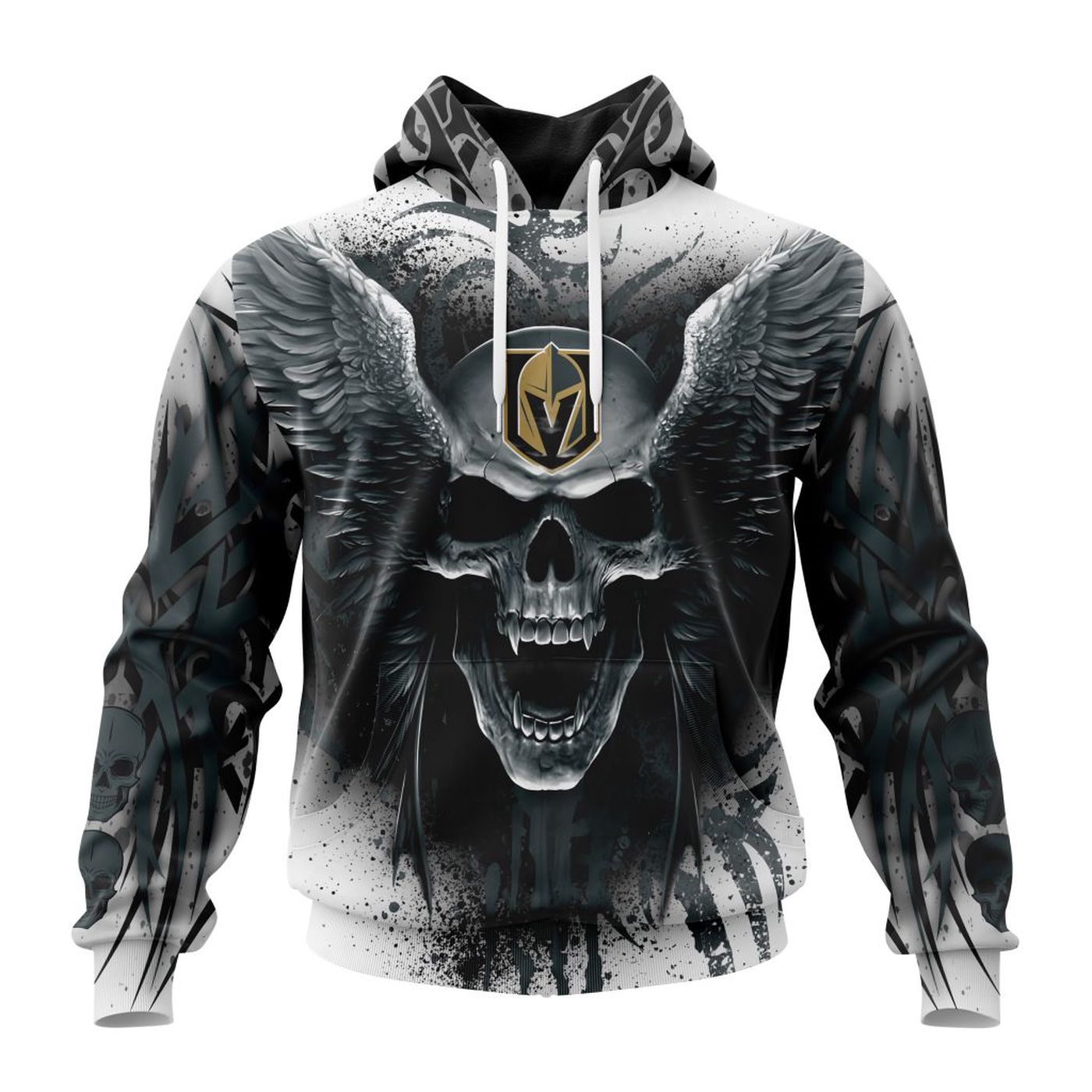 NHL Vegas Golden Knights Special Kits With Skull Art ST2202 3d Printed Hoodie 3d Printed Hoodie