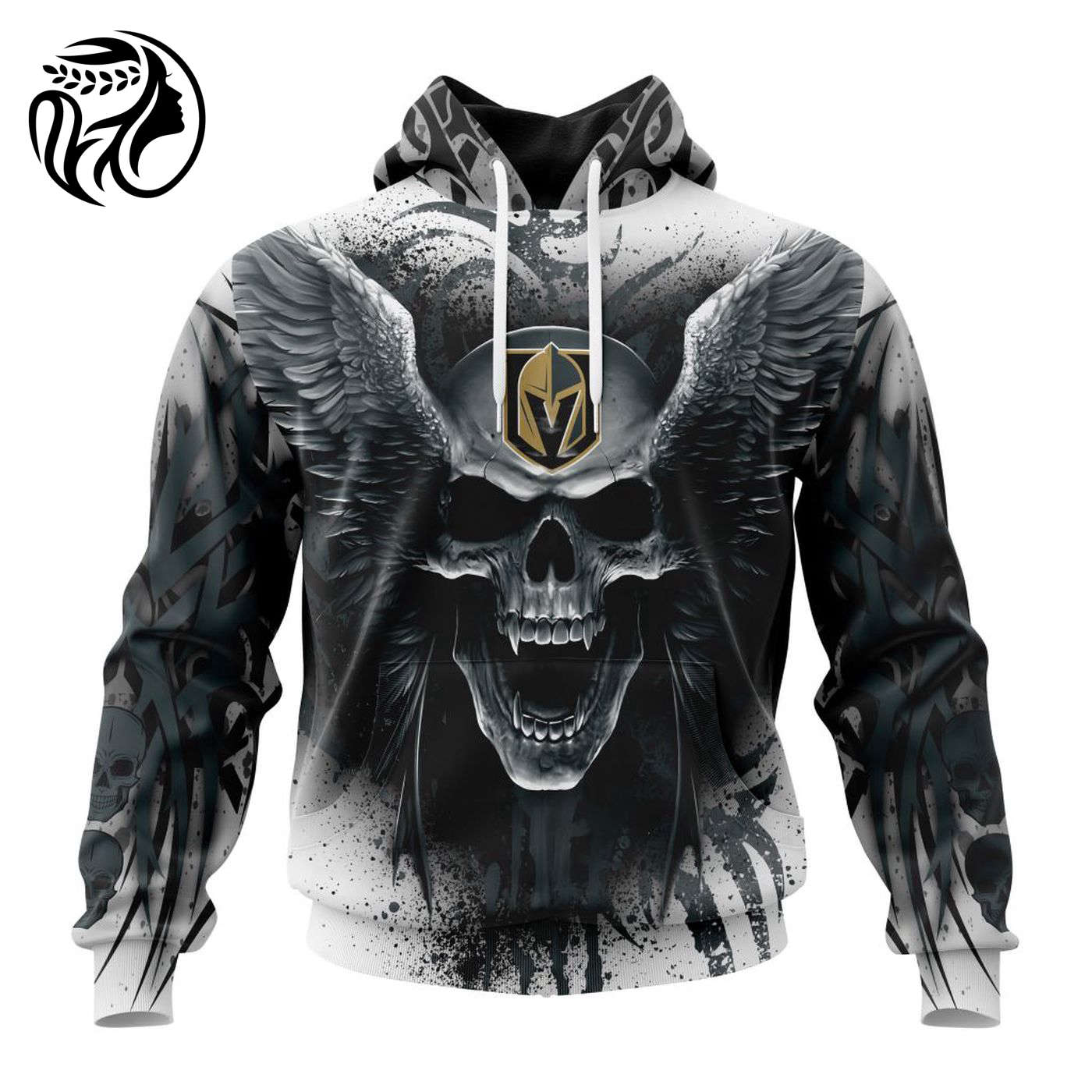 NHL Vegas Golden Knights Special Kits With Skull Art ST2202 3d Printed Hoodie 3d Printed Hoodie