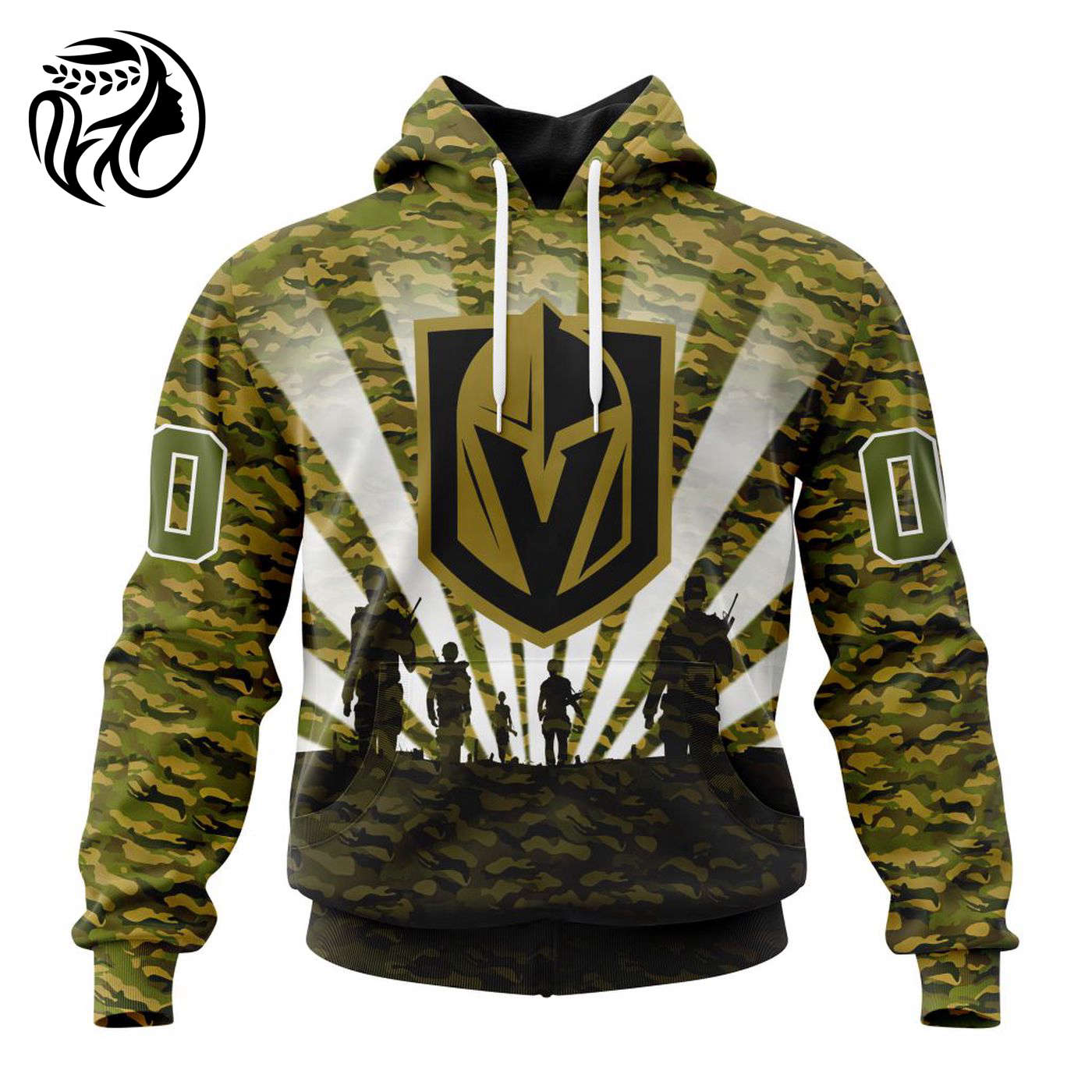 NHL Vegas Golden Knights Special Military Camo Kits For Veterans Day And Rememberance Day ST2201 3d Printed Hoodie 3d Printed Hoodie