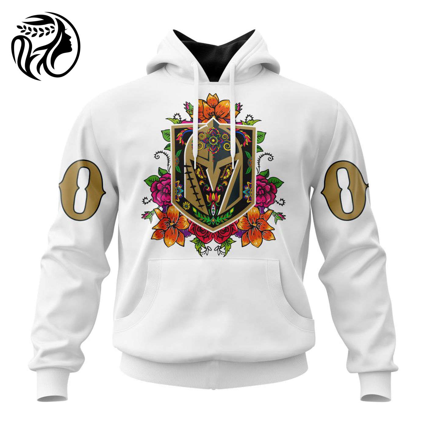 NHL Vegas Golden Knights | Specialized Unisex Kits Dia De Muertos 3d Printed Hoodie 3d Printed Hoodie