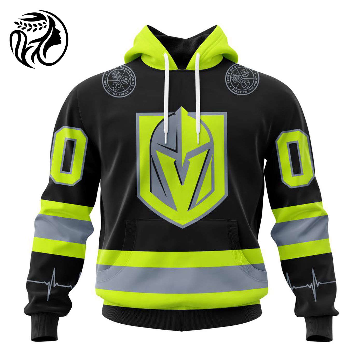 NHL Vegas Golden Knights | Specialized Unisex Kits With FireFighter Uniforms Color 3d Printed Hoodie 3d Printed Hoodie
