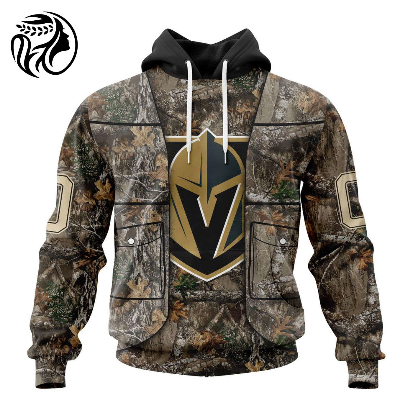 NHL Vegas Golden Knights | Specialized Unisex Vest Kits With Realtree Camo 3d Printed Hoodie 3d Printed Hoodie