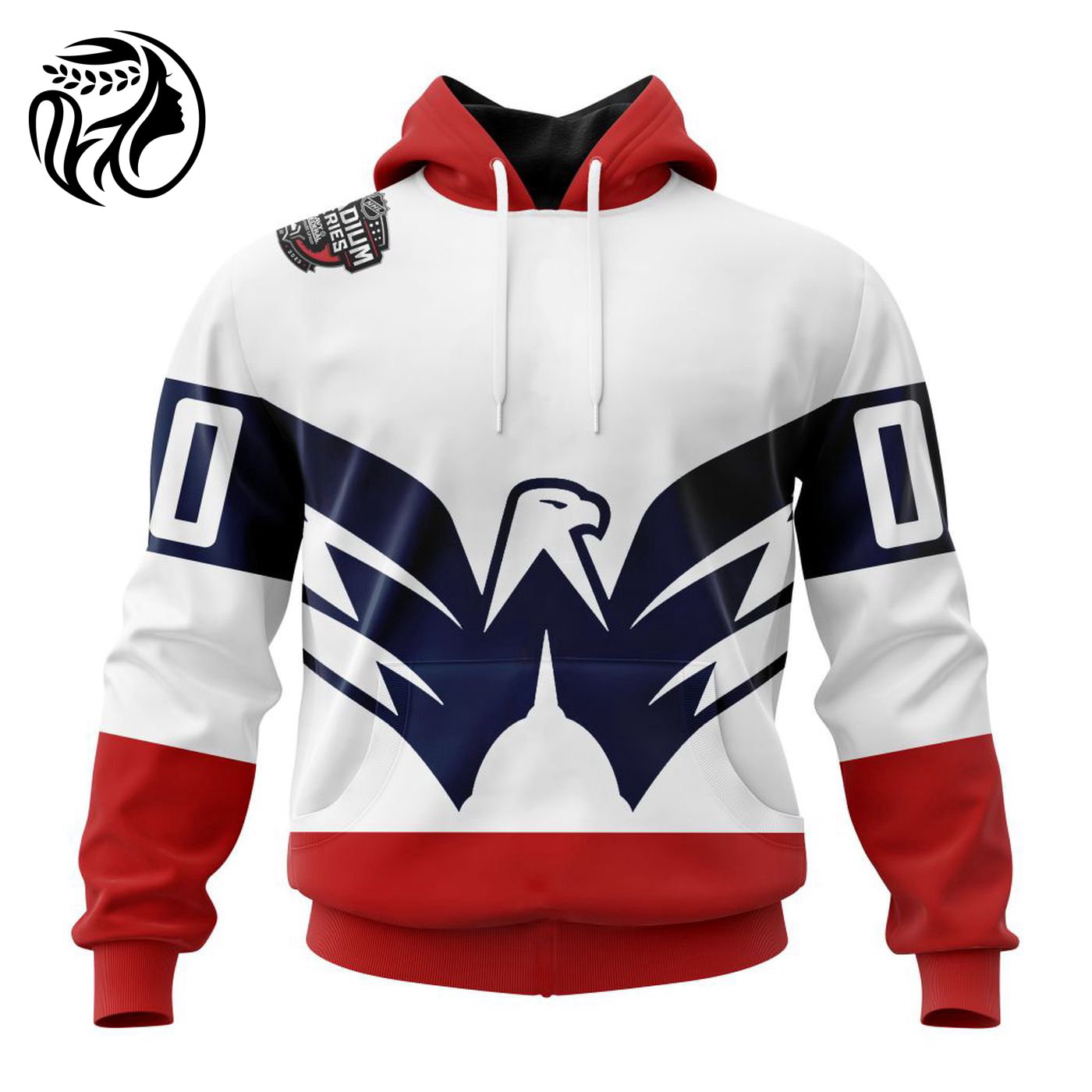 NHL Washington Capitals 2023 Stadium Series Kits 3d Printed Hoodie 3d Printed Hoodie