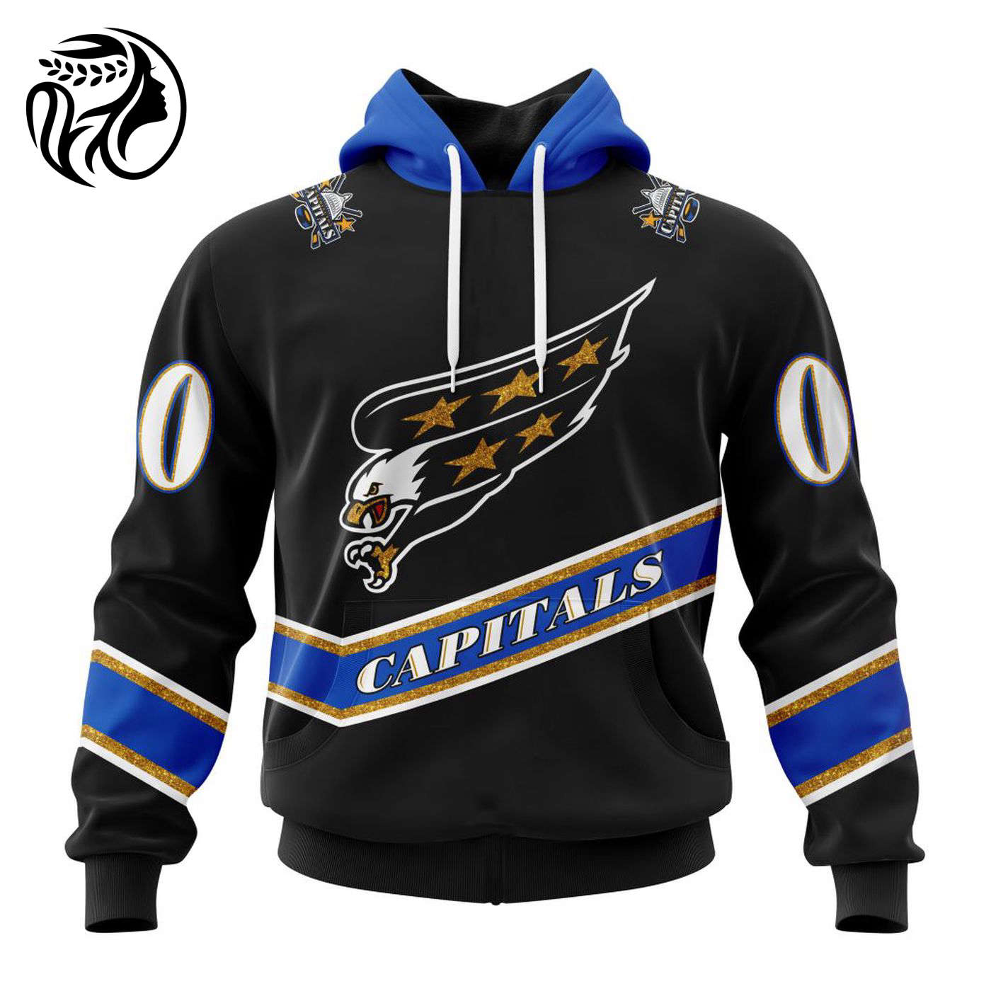 NHL Washington Capitals Reverse Retro Kits 2022 3d Printed Hoodie 3d Printed Hoodie
