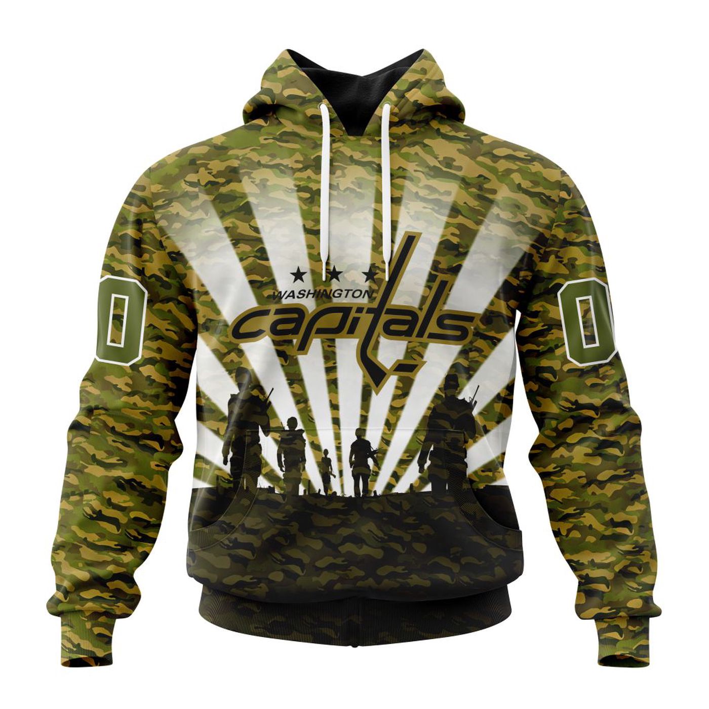 NHL Washington Capitals Special Military Camo Kits For Veterans Day And Rememberance Day ST2201 3d Printed Hoodie 3d Printed Hoodie