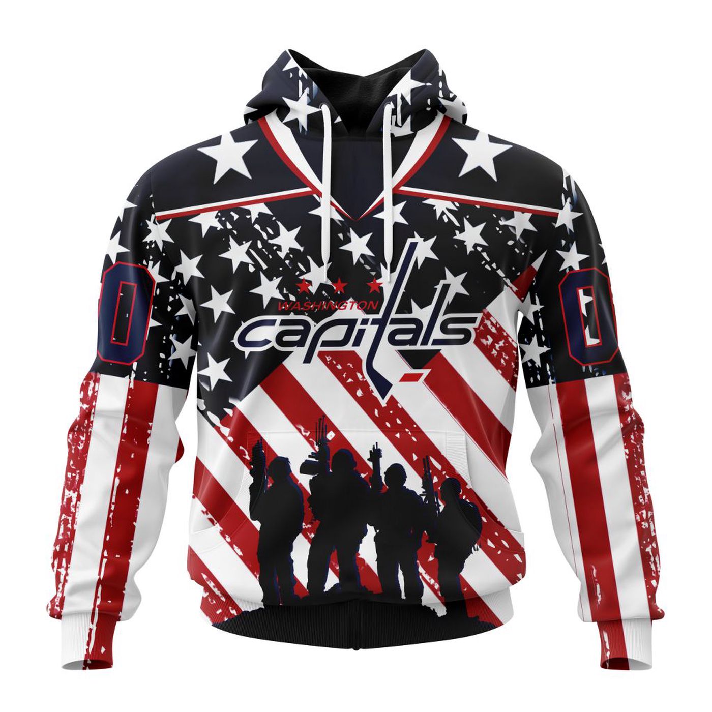 NHL Washington Capitals | Specialized Kits For Honor US’s Military 3d Printed Hoodie 3d Printed Hoodie