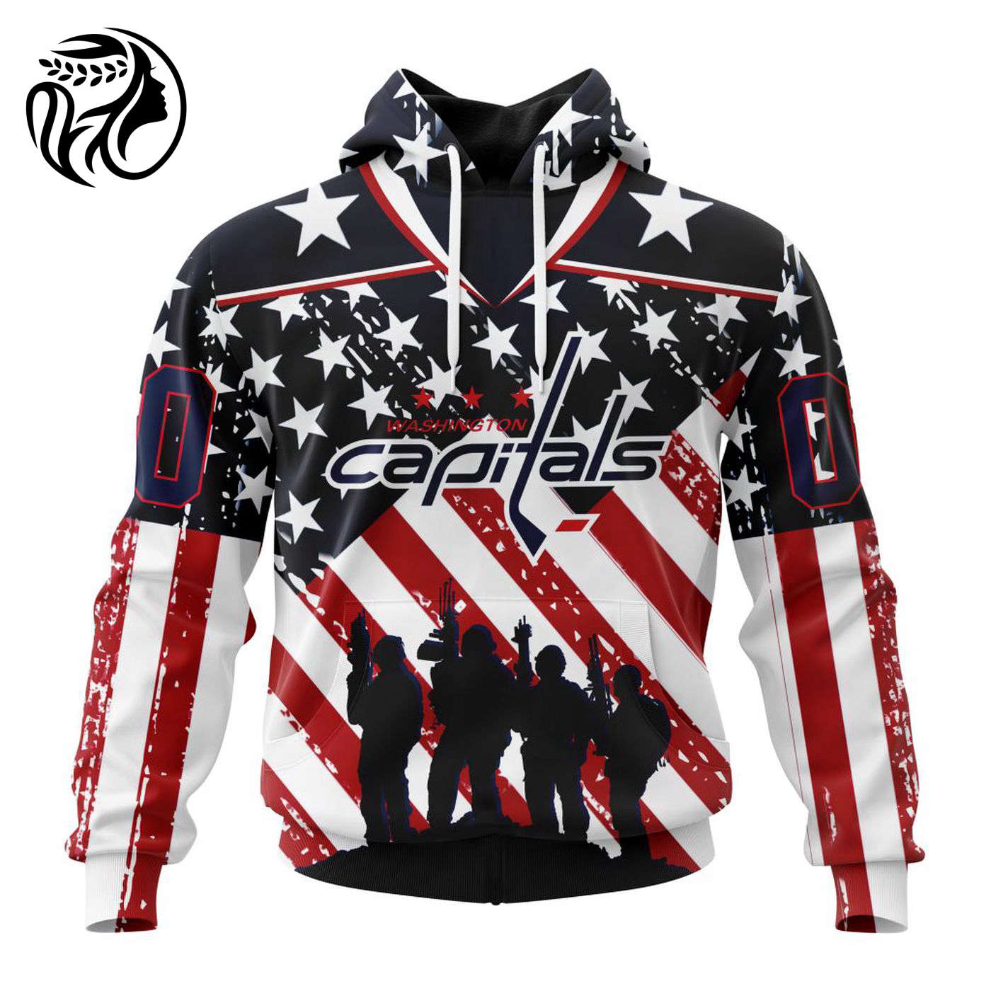 NHL Washington Capitals | Specialized Kits For Honor US’s Military 3d Printed Hoodie 3d Printed Hoodie