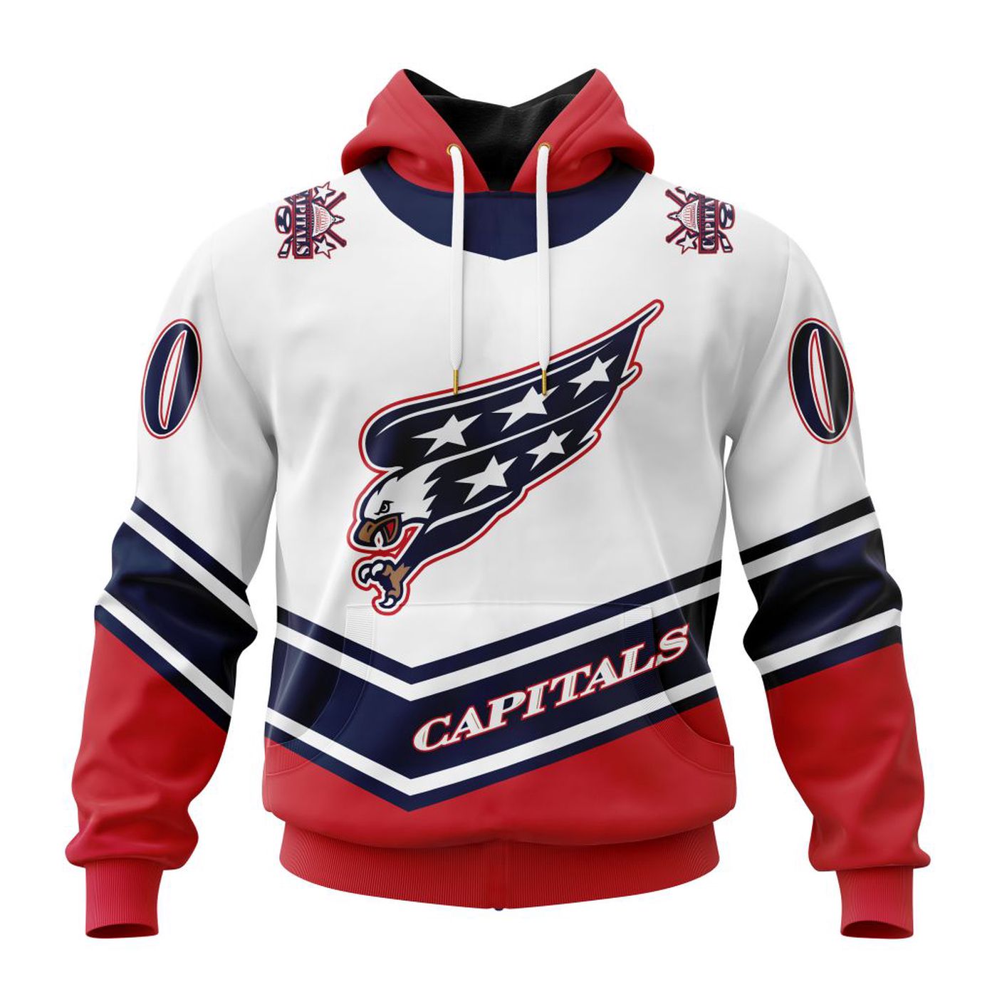 NHL Washington Capitals | Specialized Unisex Kits With Retro Concepts 3d Printed Hoodie 3d Printed Hoodie