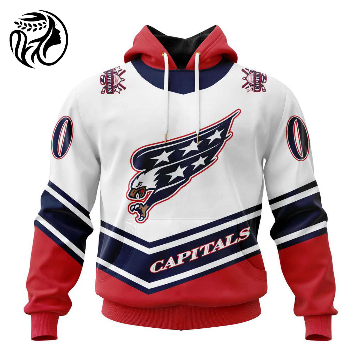 NHL Washington Capitals | Specialized Unisex Kits With Retro Concepts 3d Printed Hoodie 3d Printed Hoodie