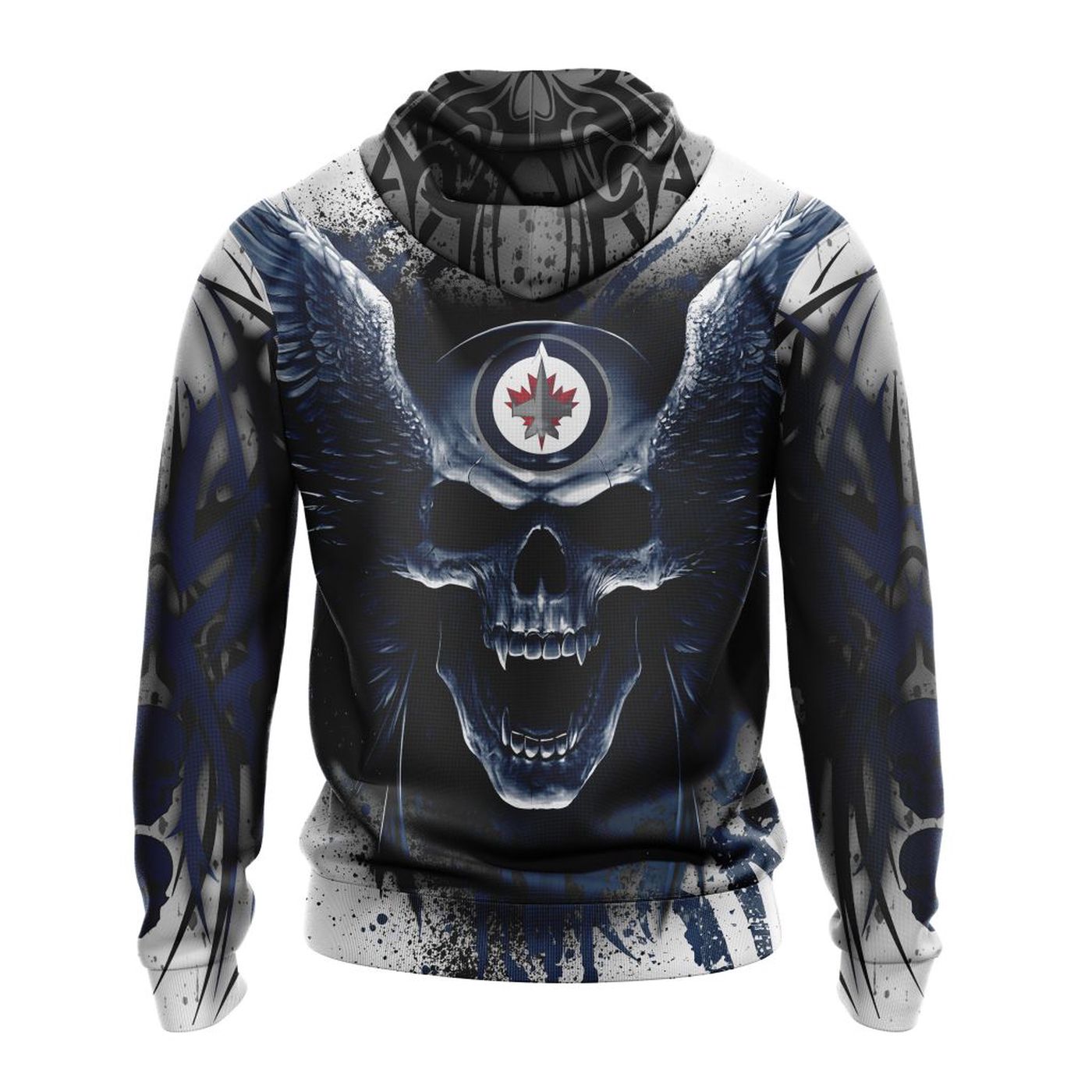 NHL Winnipeg Jets Special Kits With Skull Art ST2202 3d Printed Hoodie 3d Printed Hoodie