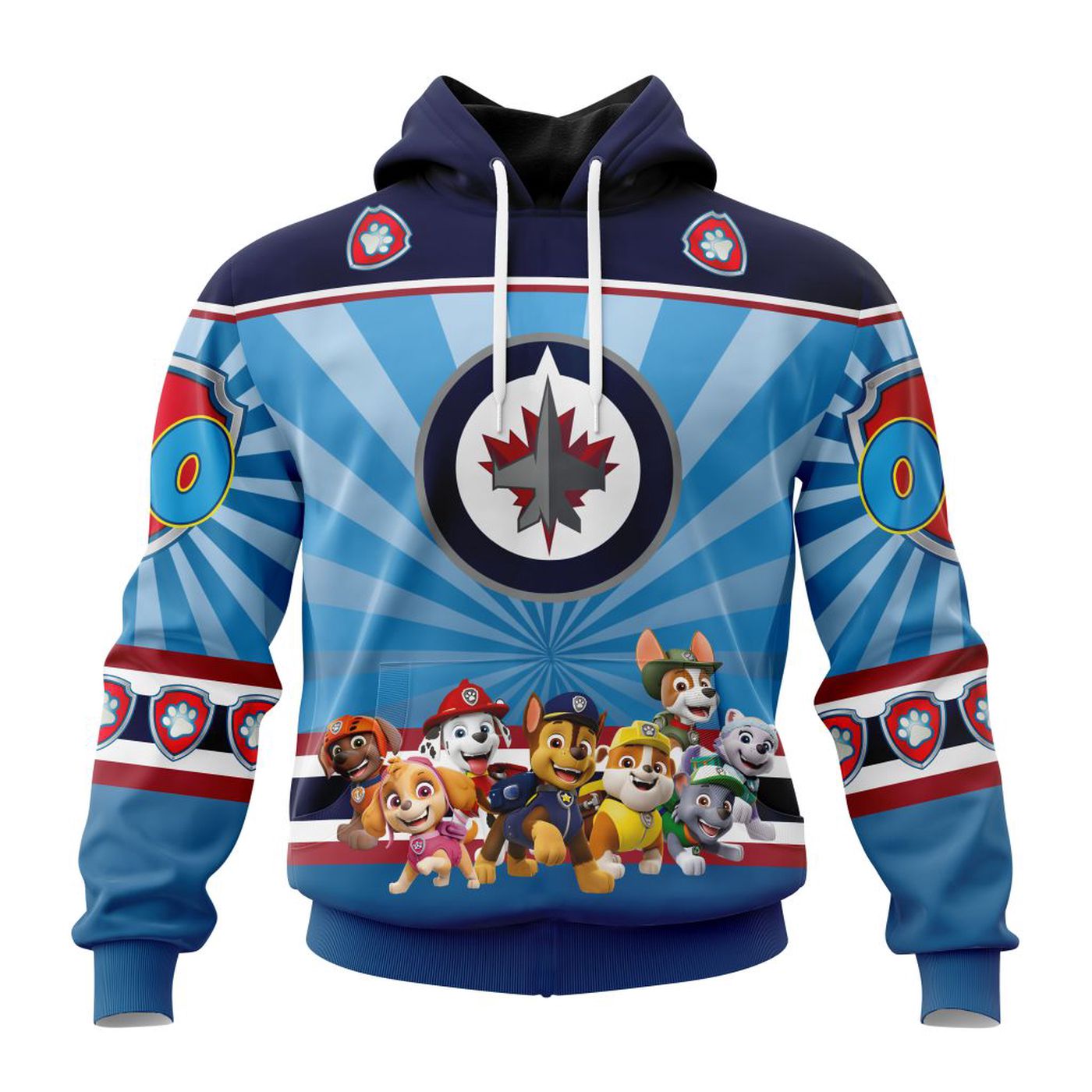 NHL Winnipeg Jets Special Paw Patrol Kits ST2201 3d Printed Hoodie 3d Printed Hoodie