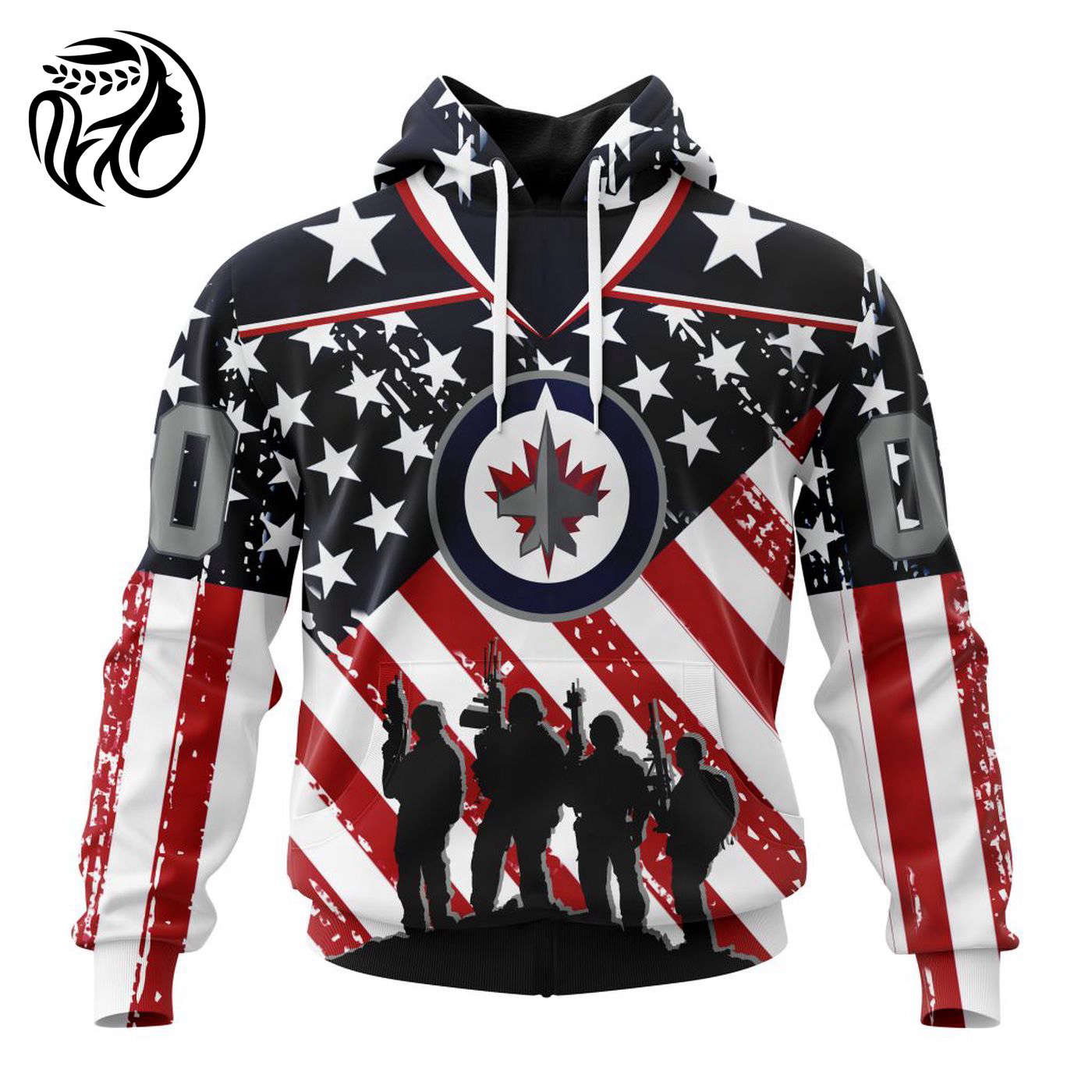NHL Winnipeg Jets | Specialized Kits For Honor US’s Military 3d Printed Hoodie 3d Printed Hoodie