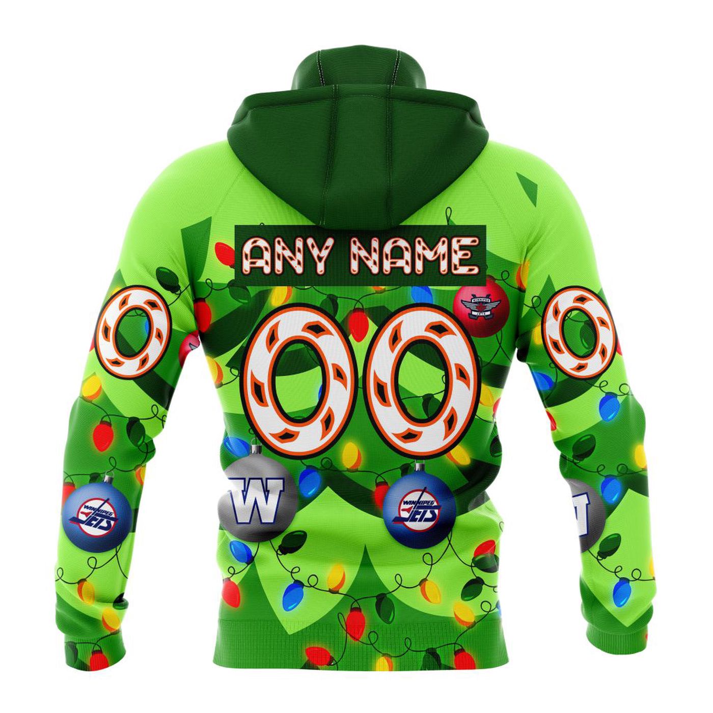 NHL Winnipeg Jets | Specialized Unisex Kits With Unisex Kits With Christmass Tree Color And City’s Sport Teams 3d Printed Hoodie 3d Printed Hoodie