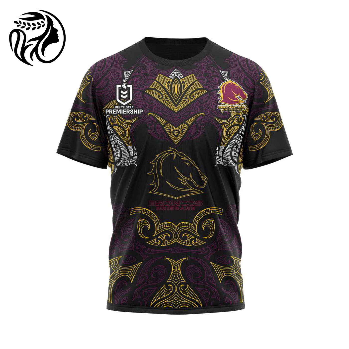 NRL Brisbane Broncos | Specialized 2021 Concepts Kits V10 3d Printed Hoodie 3d Printed Hoodie